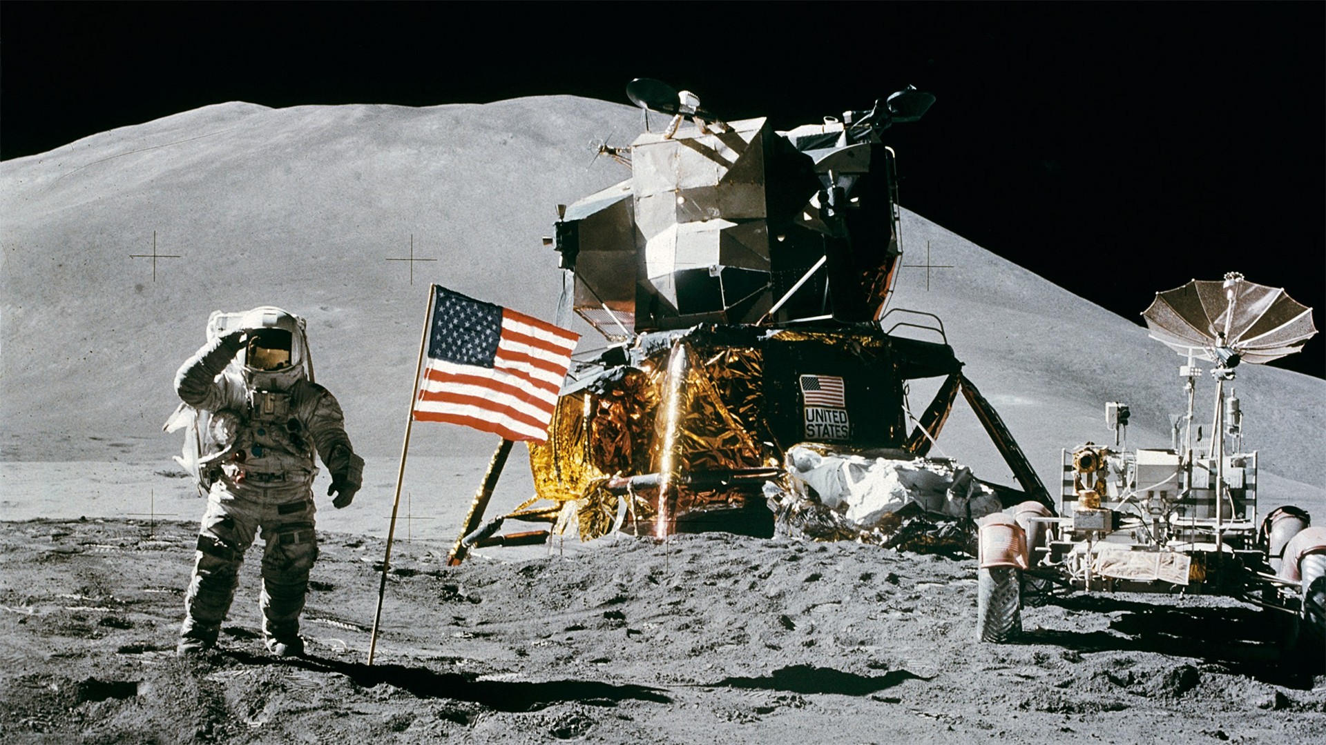 Moon Space Astronaut Apollo 1920x1080
