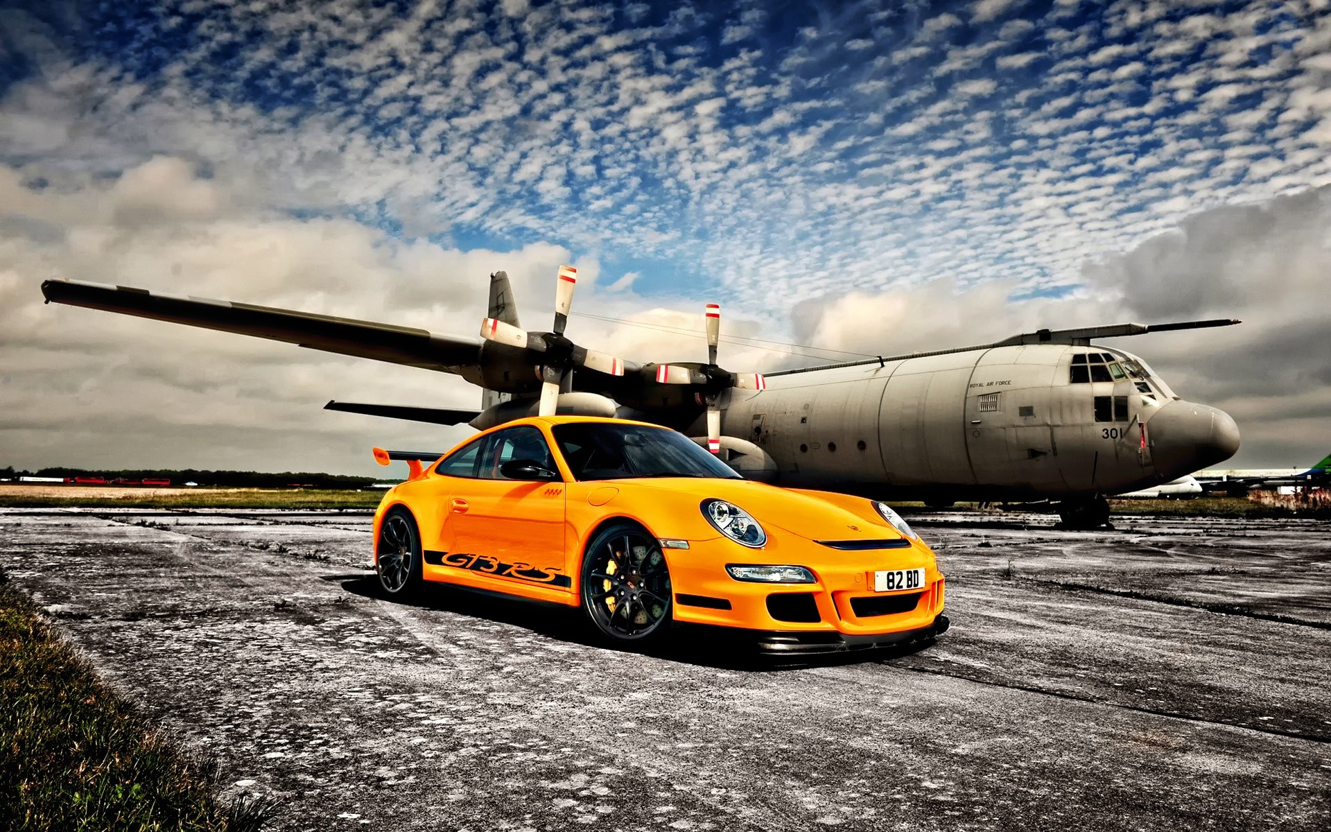 Car Porsche Porsche GT3 Porsche GT3RS AC 130 Orange Cars 1920x1200