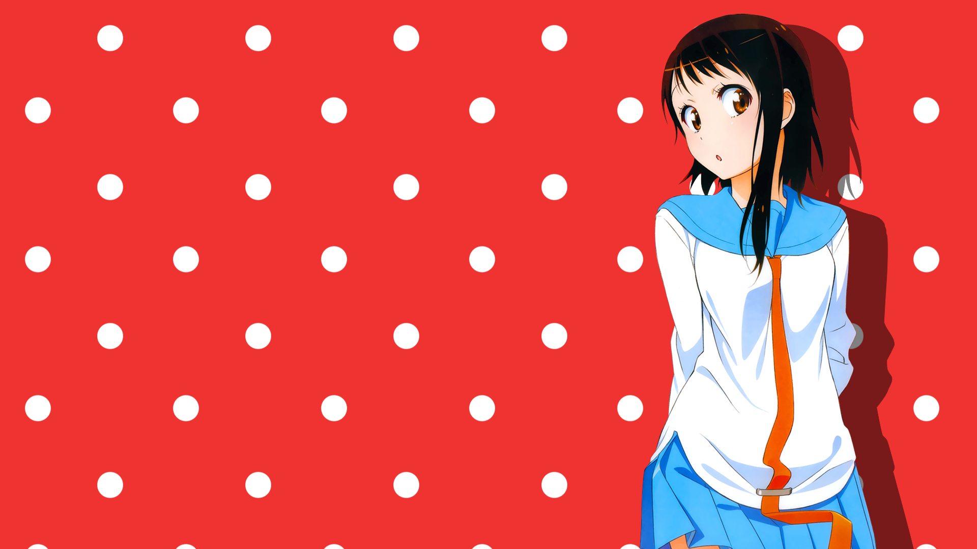 Kosaki Onodera Nisekoi Brown Hair Brown Eyes Short Hair School Uniform Girl 1920x1080