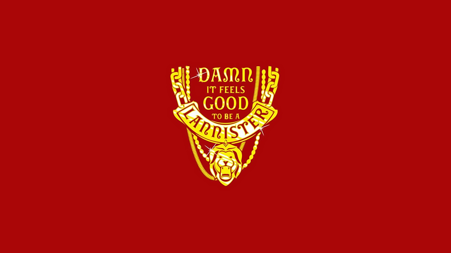 Game Of Thrones House Lannister Red Background 1920x1080