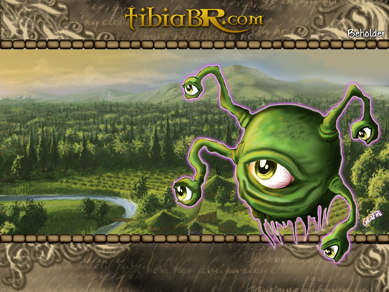 Tibia PC Gaming RPG Creature Drawing 1600x1200