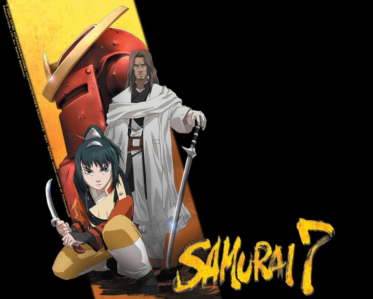 Anime Samurai 7 1280x1024