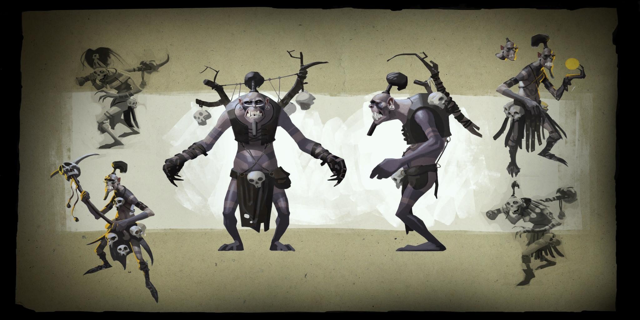 Defense Of The Ancient Dota Dota 2 Valve Valve Corporation Hero Video Games Witch Doctor Painting 2048x1024