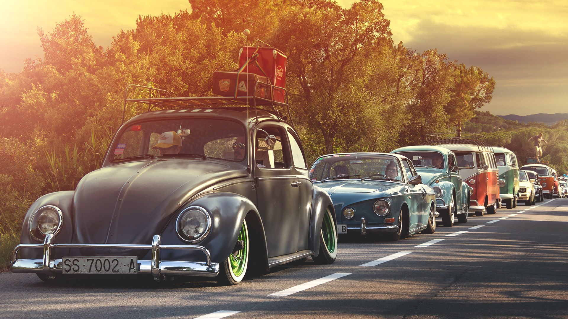 Car Oldtimers Volkswagen Oldtimer Volkswagen Beetle Volkswagen Combi 1920x1080