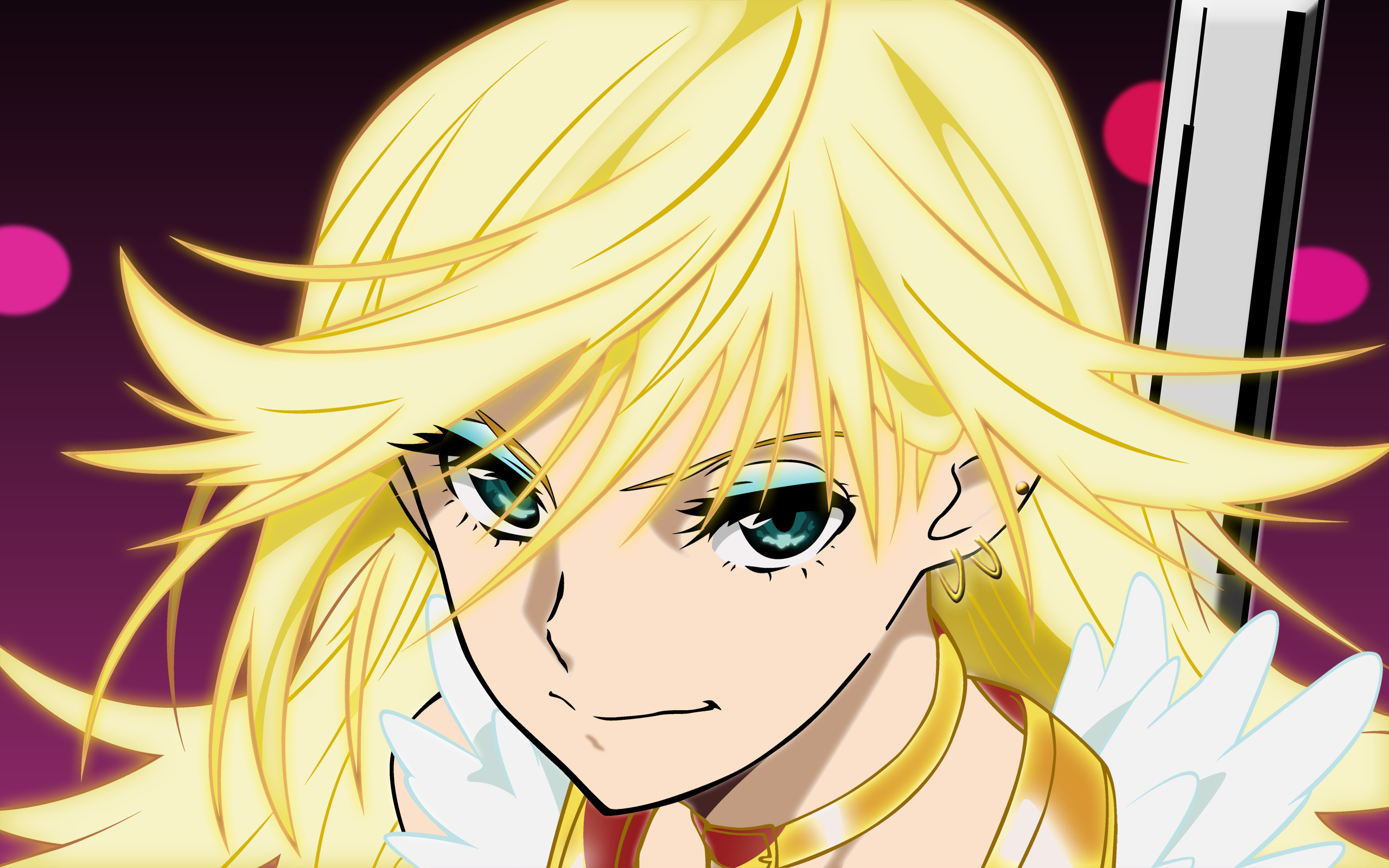 Anime Girl Blonde Green Eyes Long Hair Panty Anarchy Panty Amp Stocking With Garterbelt 2560x1600
