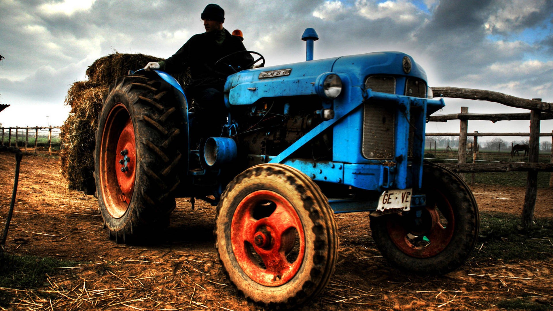 Tractors Farmers Vehicle Heavy Equipment 1920x1080