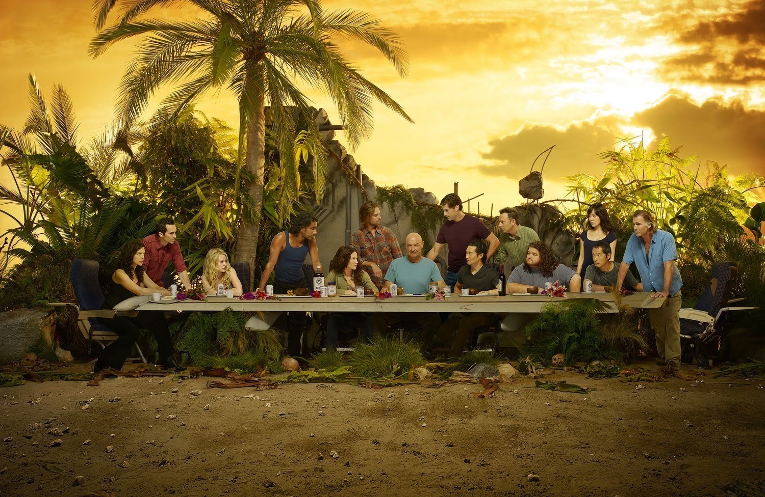 Lost TV Palm Trees The Last Supper Evangeline Lilly 1500x976