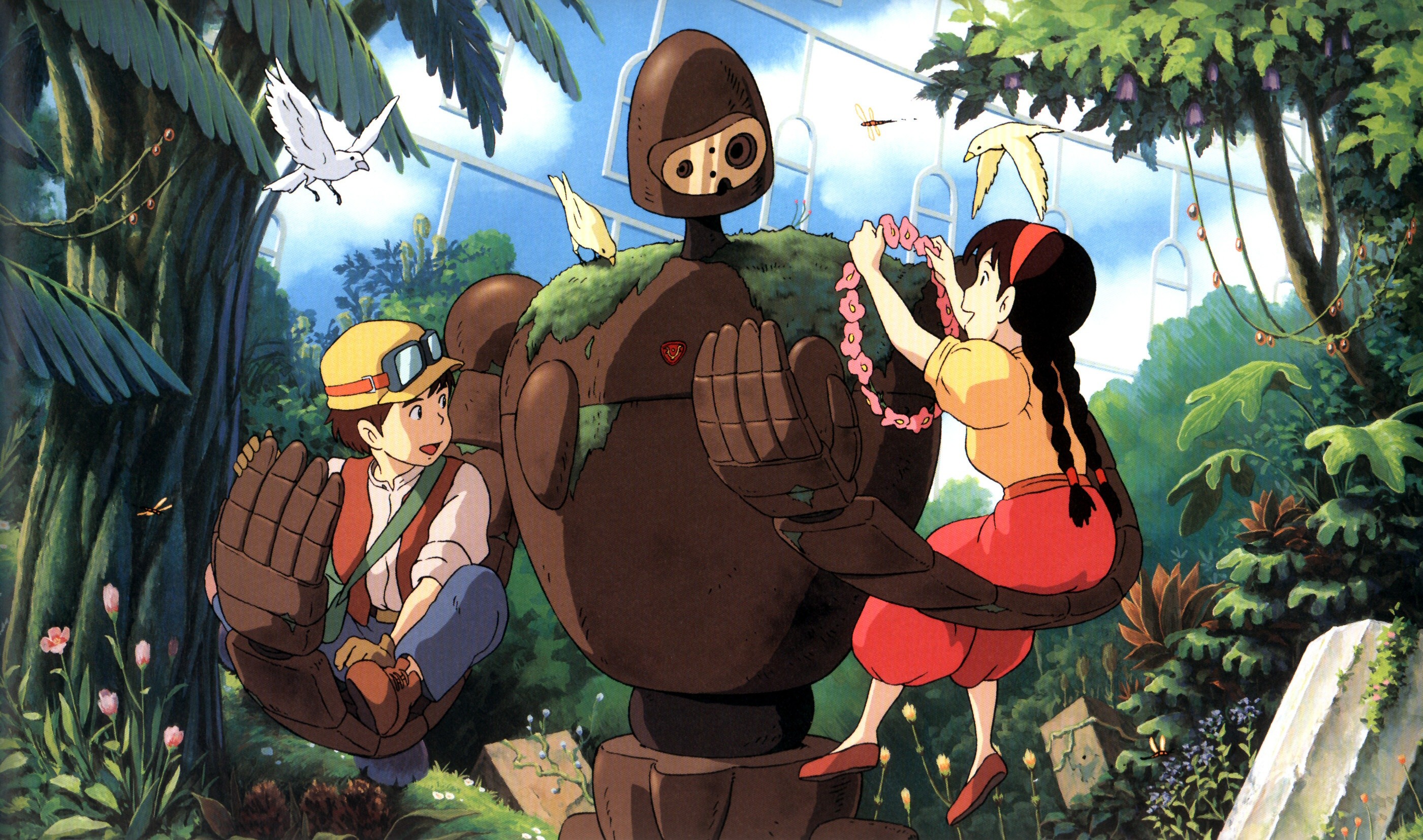 Studio Ghibli Castle In The Sky Anime Girls Anime Boys Anime 2801x1654