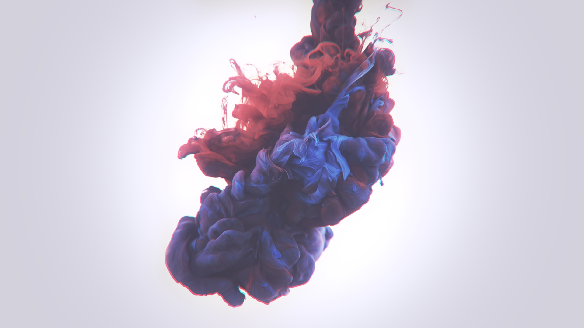 Ink Alberto Seveso Paint In Water Digital Art Simple Background Liquid 1920x1080