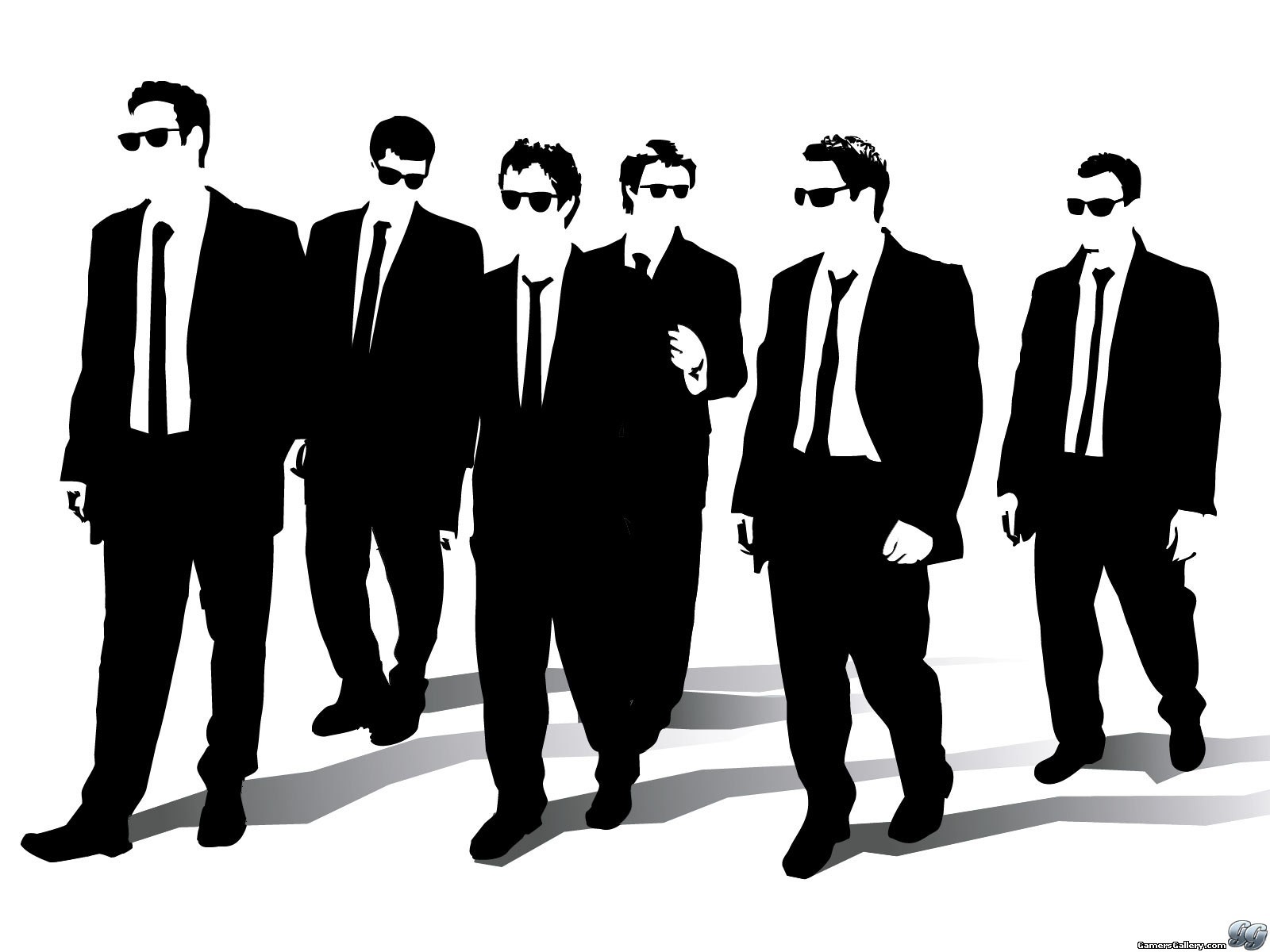 Suits Sunglasses Reservoir Dogs Reservoir Dogs Silhouette Movies Quentin Tarantino 1600x1200