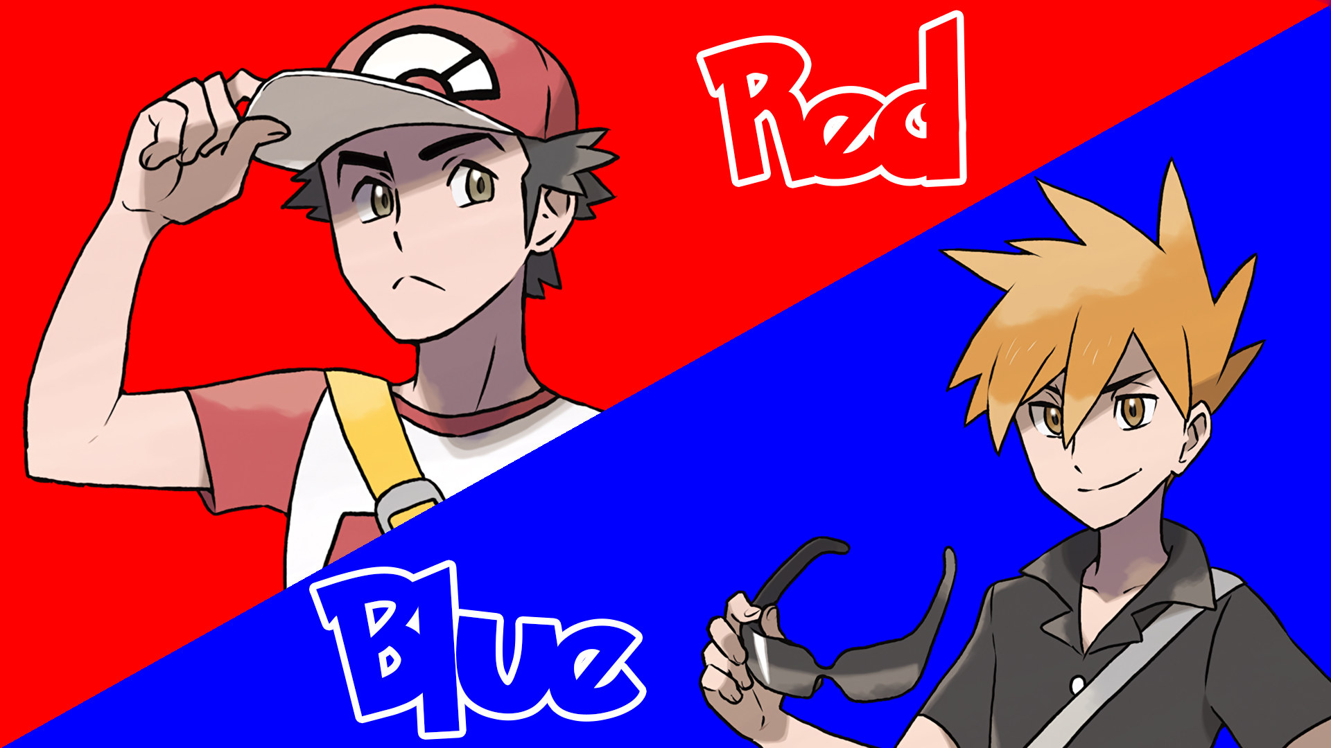 Red Pokemon Blue Pokemon Pokemon Pokemon Sun And Moon 1920x1080