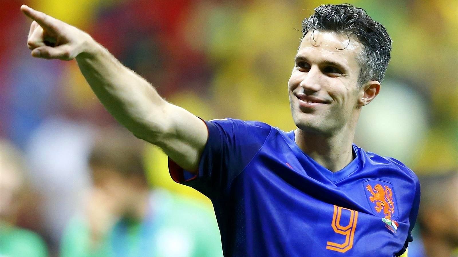 Robin Van Persie Netherlands Smiling Men Soccer Footballers 1600x900