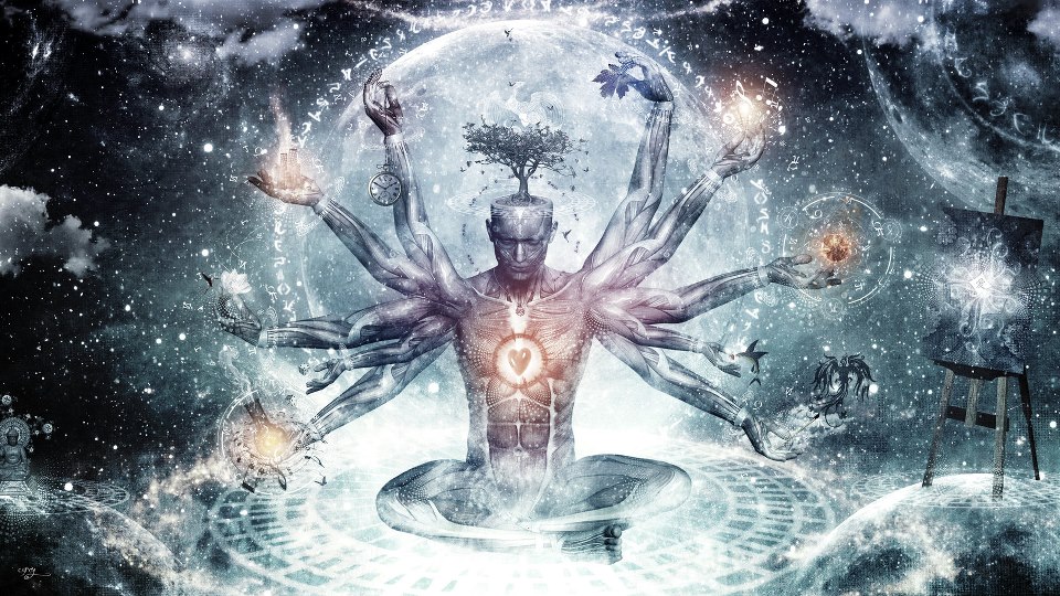 Enlightenment Cameron Gray Psychedelic Souls Universe Time Men Artwork Fantasy Art Spiritual 960x540