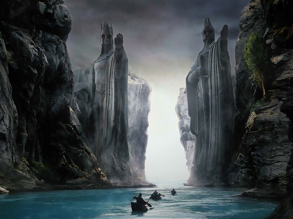 Movies Argonath The Lord Of The Rings The Fellowship Of The Ring 1024x768