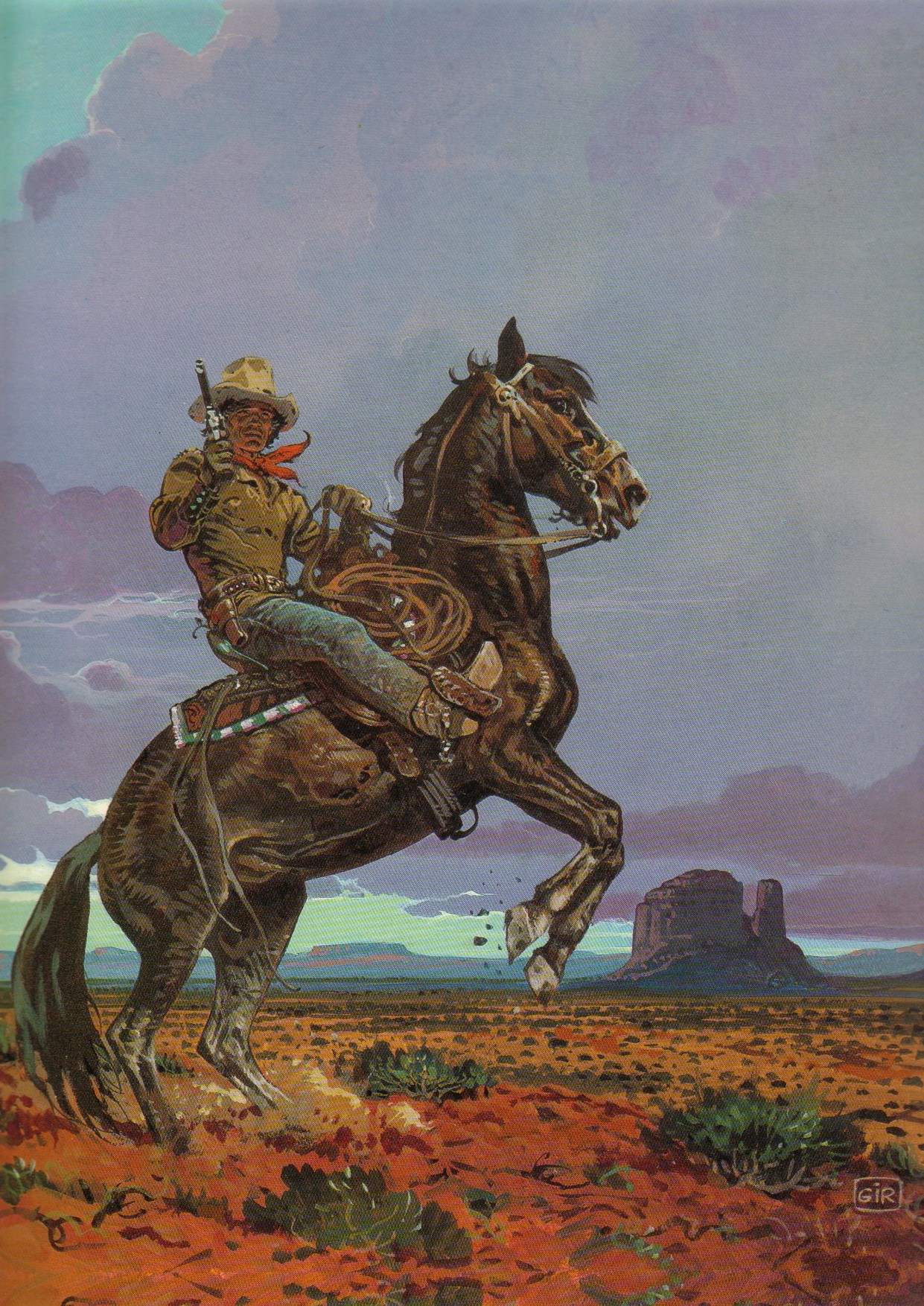 M Bius Western Cowboys Horse Artwork 1241x1754