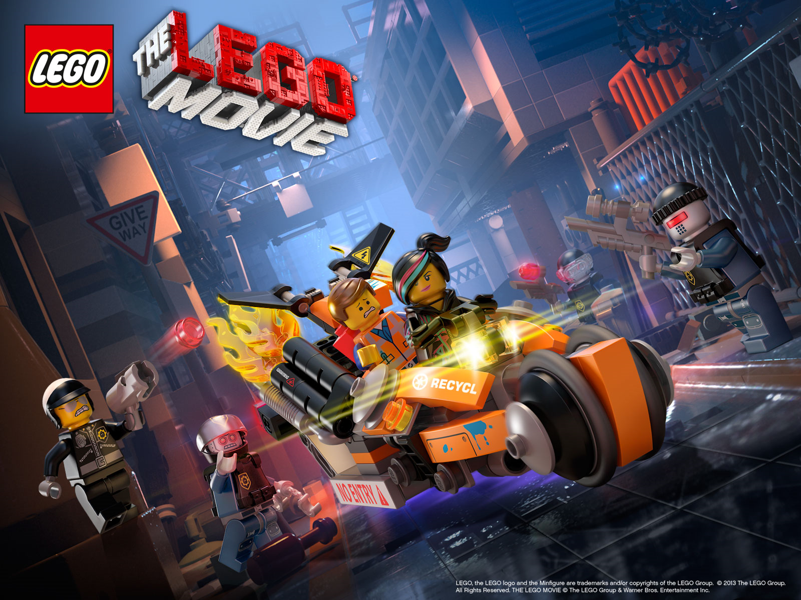 Emmet The Lego Movie Wyldstyle The LEGO Movie Lego Robot Movie Cop Text Logo 1600x1200