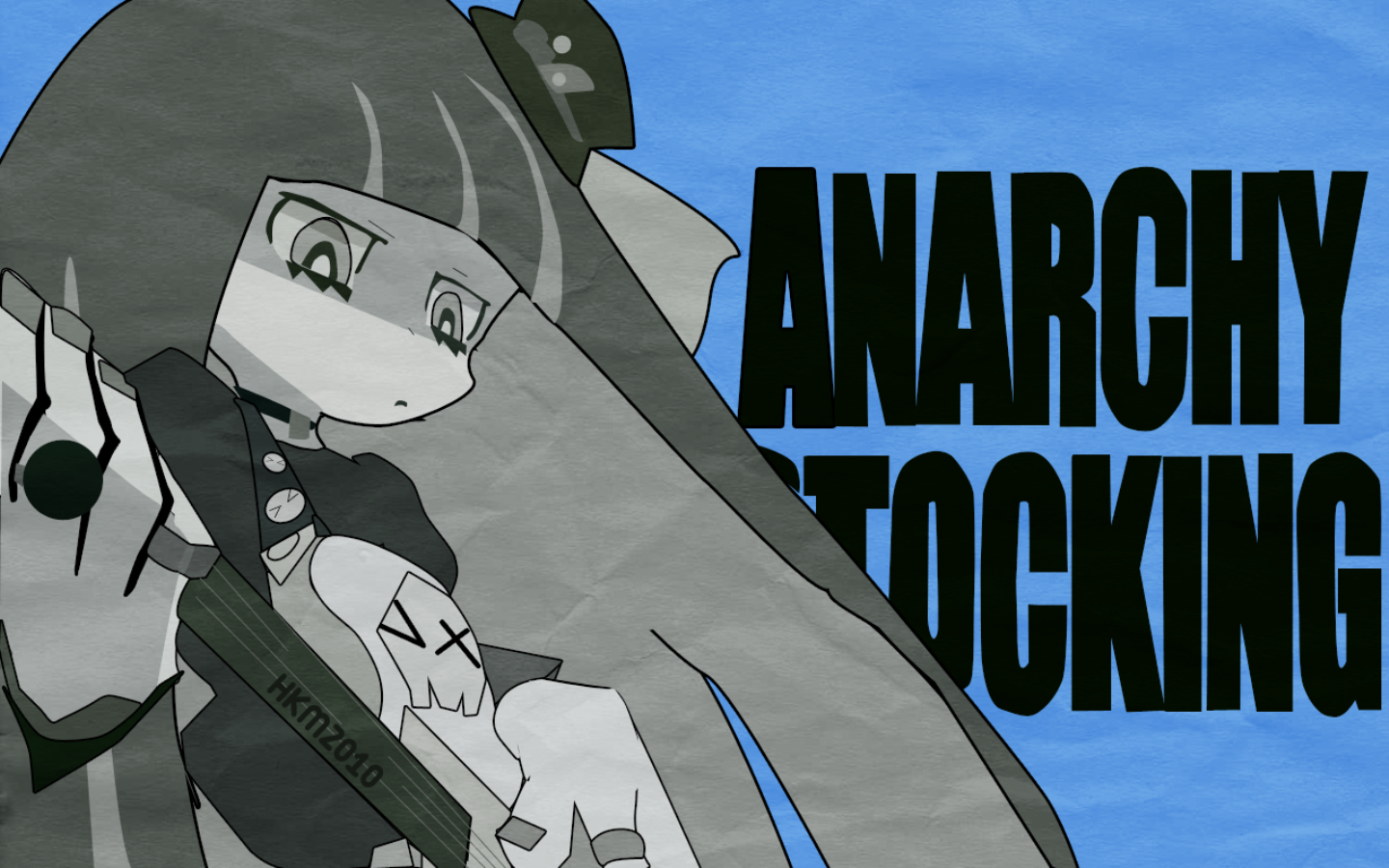 Panty And Stocking With Garterbelt Anarchy Stocking Gothic Lolita Anime Girls Typography 1440x900