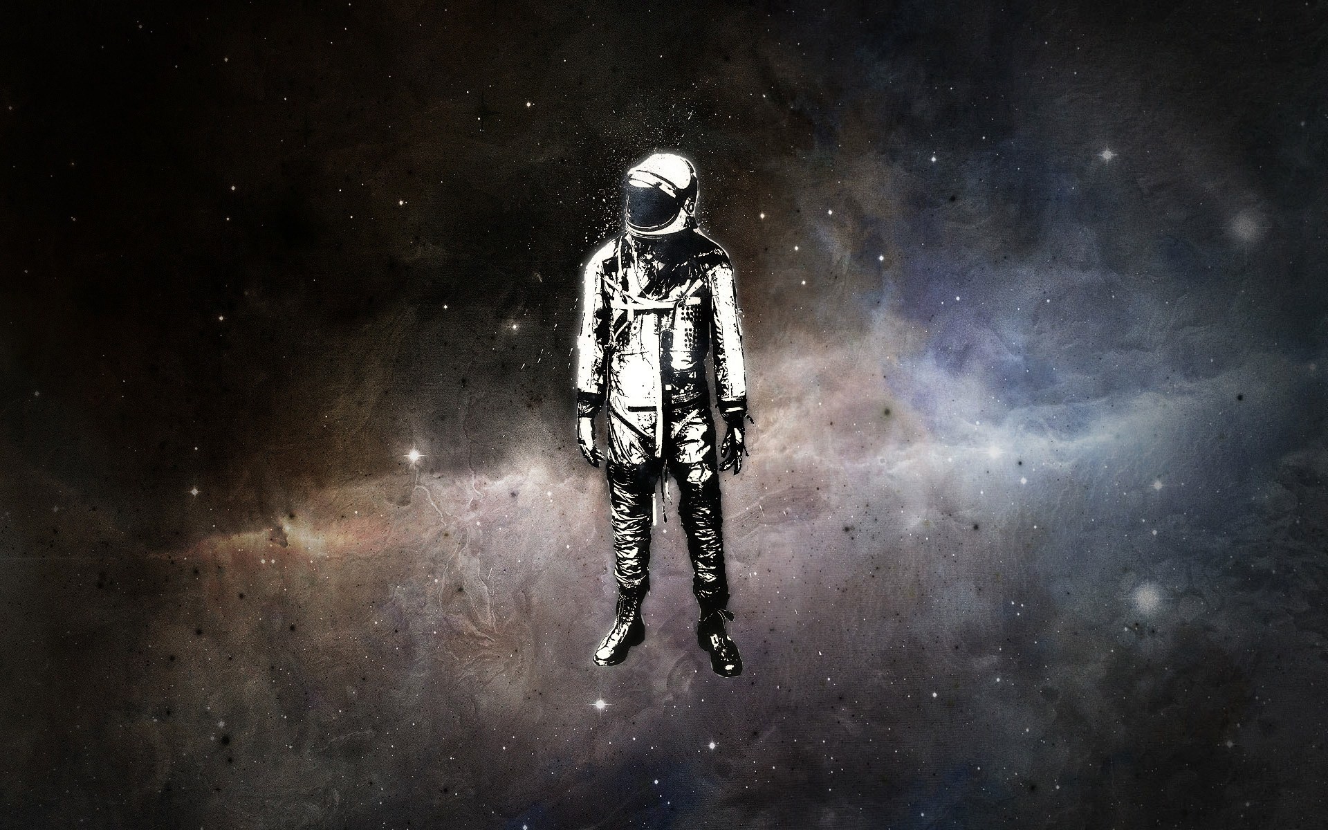 Alex Cherry Astronaut Artwork Digital Art Yuri Gagarin Minimalism Space Art 1920x1200