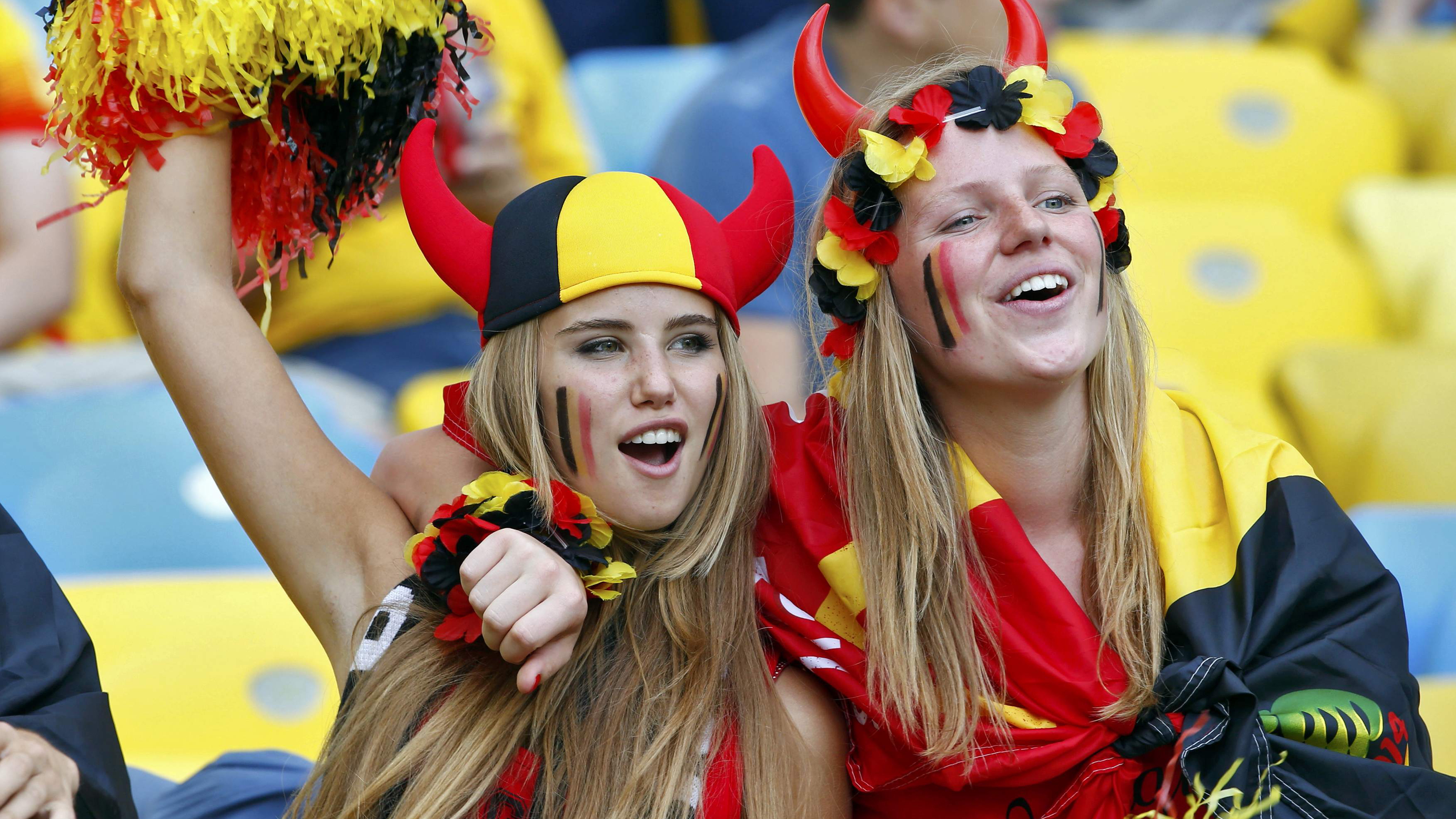 Axelle Despiegelaere Women FiFA World Cup Belgium Soccer Girls Fans Blonde Armpits 3498x1968