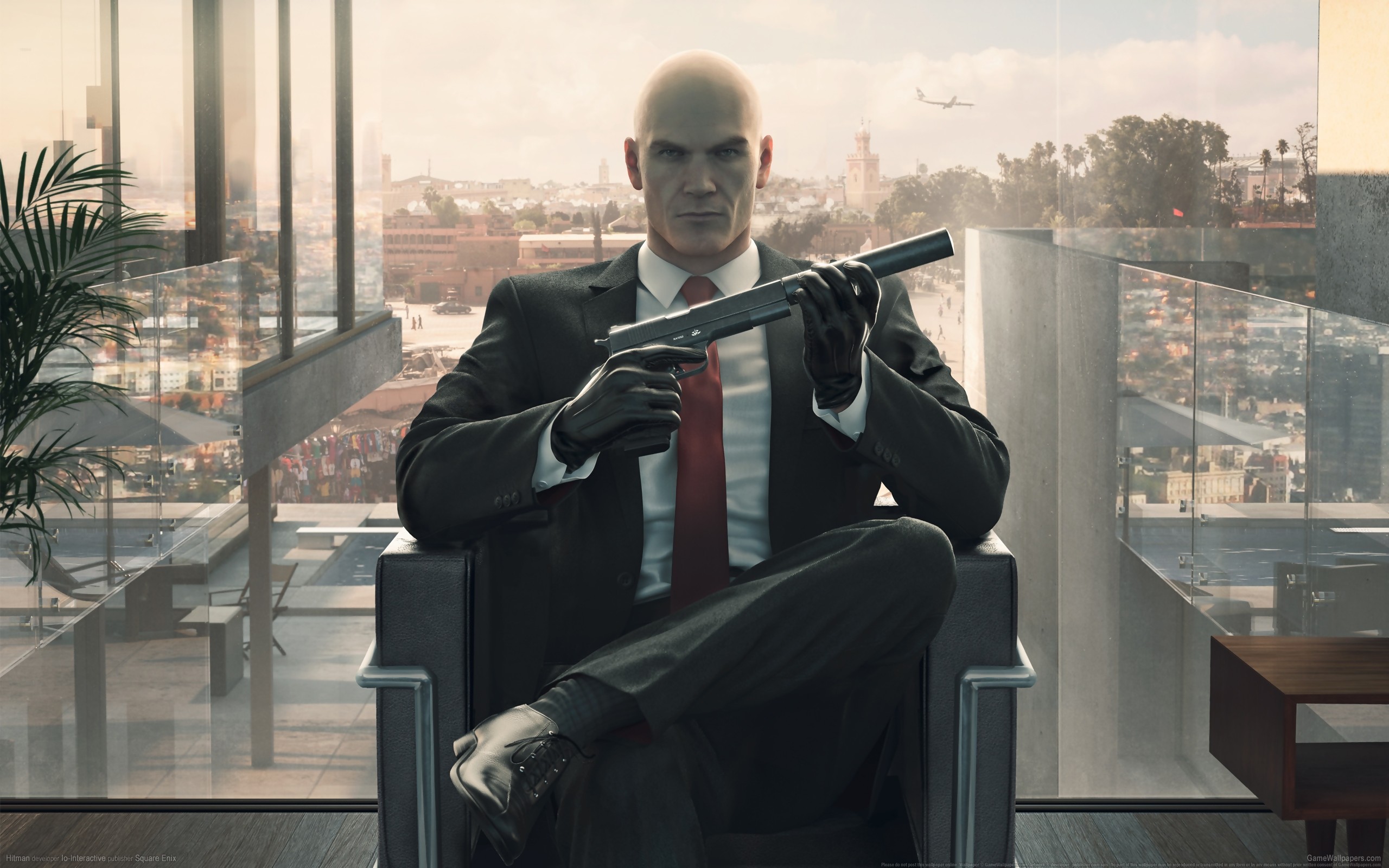 Agent 47 2560x1600