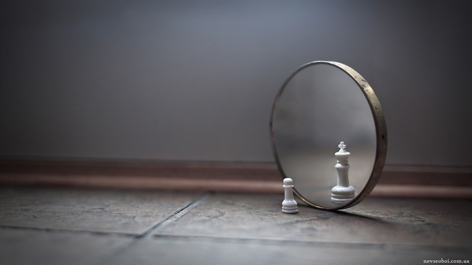 Ambition Photography Reflection Chess Mirror 1920x1080