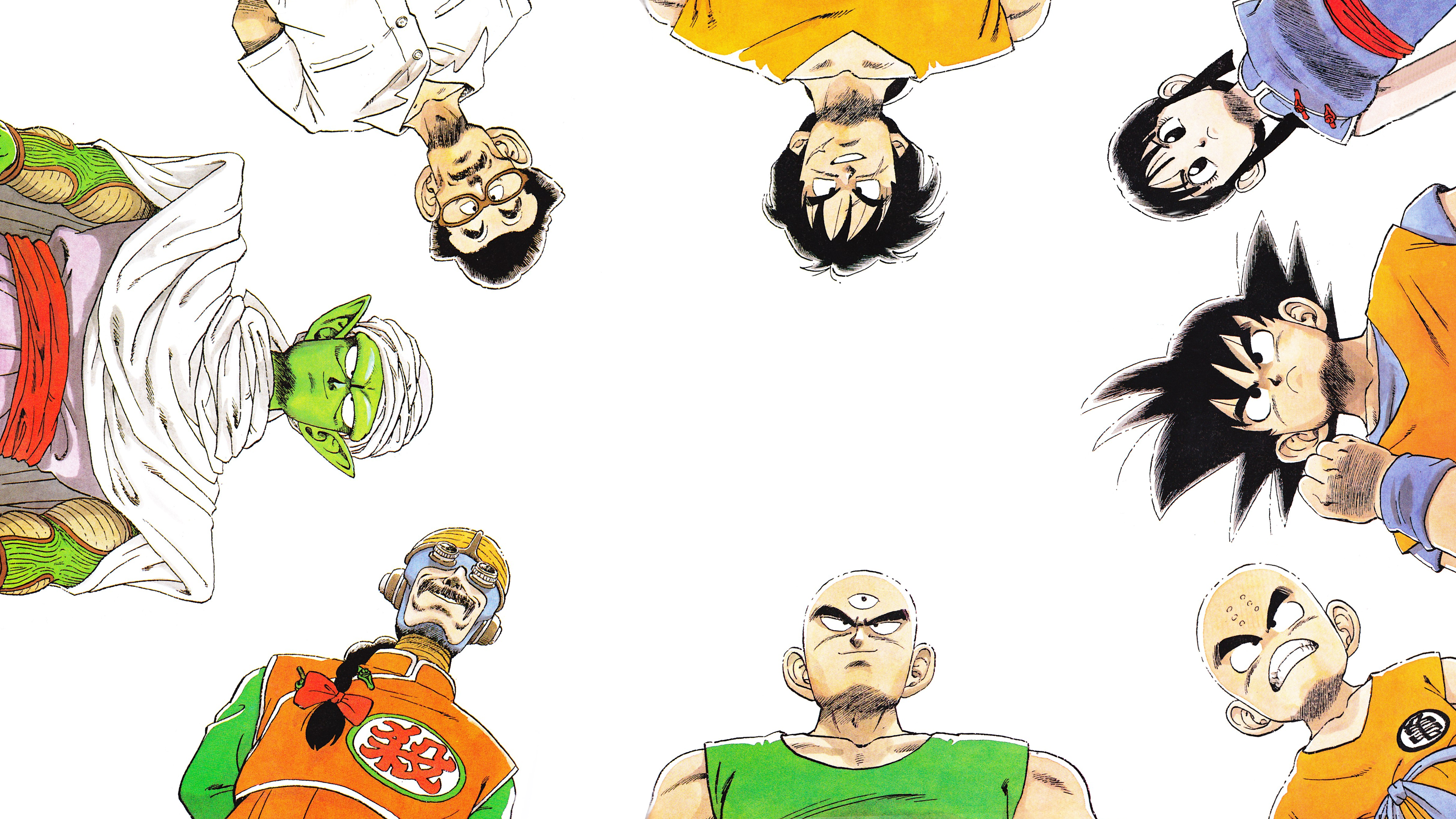 Dragon Ball Z Son Goku Krillin Tien Shinhan Piccolo Yamcha Anime Boys Anime 3840x2160