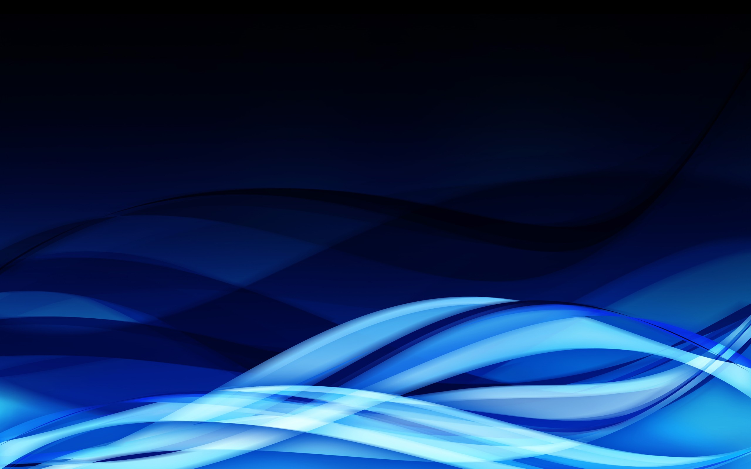 Vector Abstract Blue Lines 2560x1600