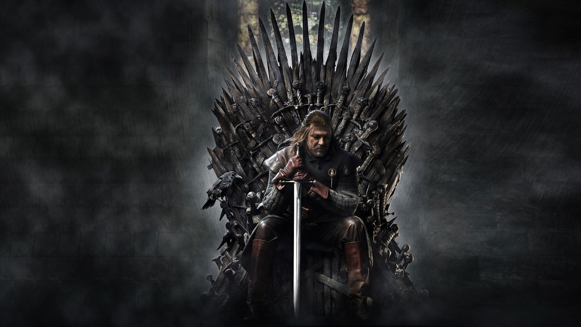 Sean Bean Iron Throne Sword Game Of Thrones 1920x1080