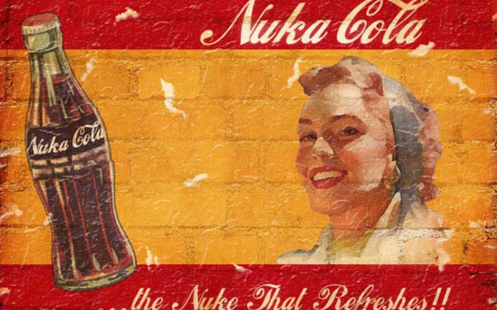Fallout 3 Video Games Nuka Cola 1680x1050