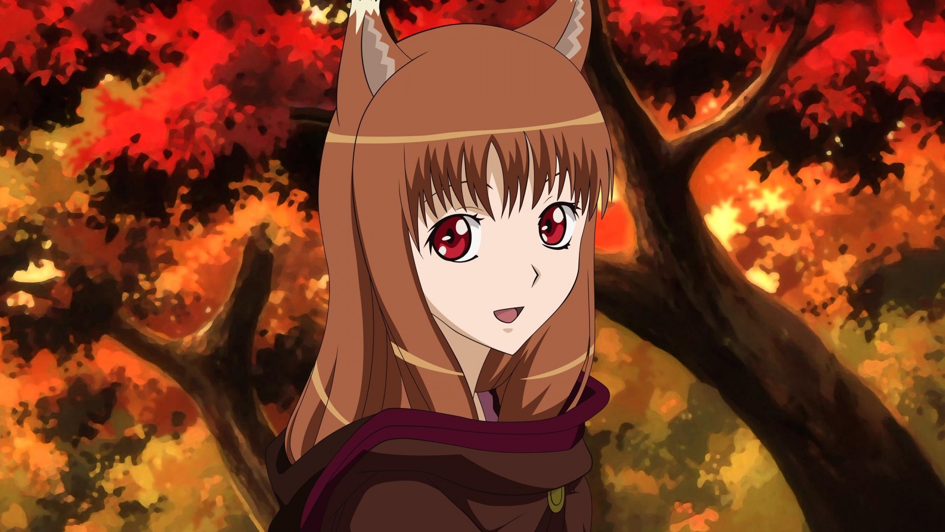 Spice And Wolf Holo Animal Ears Anime Anime Girls Okamimimi 1920x1080