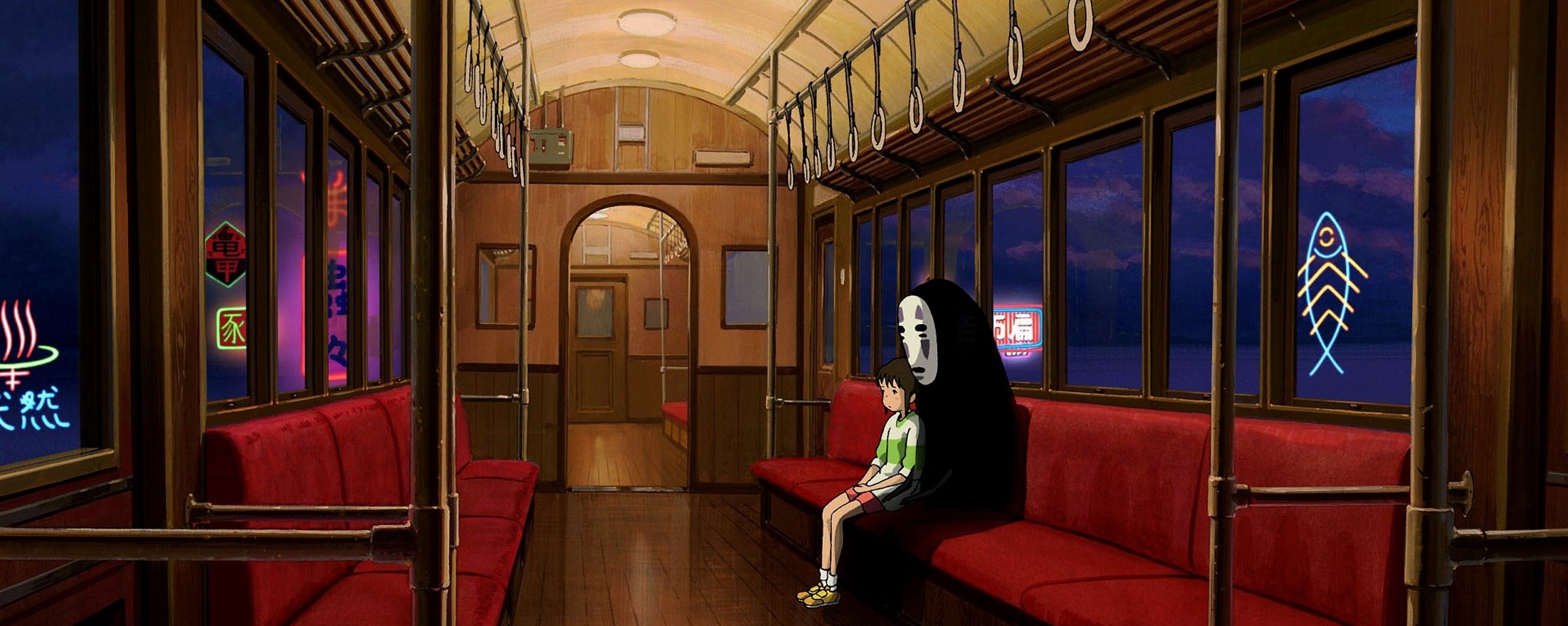 Studio Ghibli Spirited Away Chihiro Hayao Miyazaki Anime 2565x1024