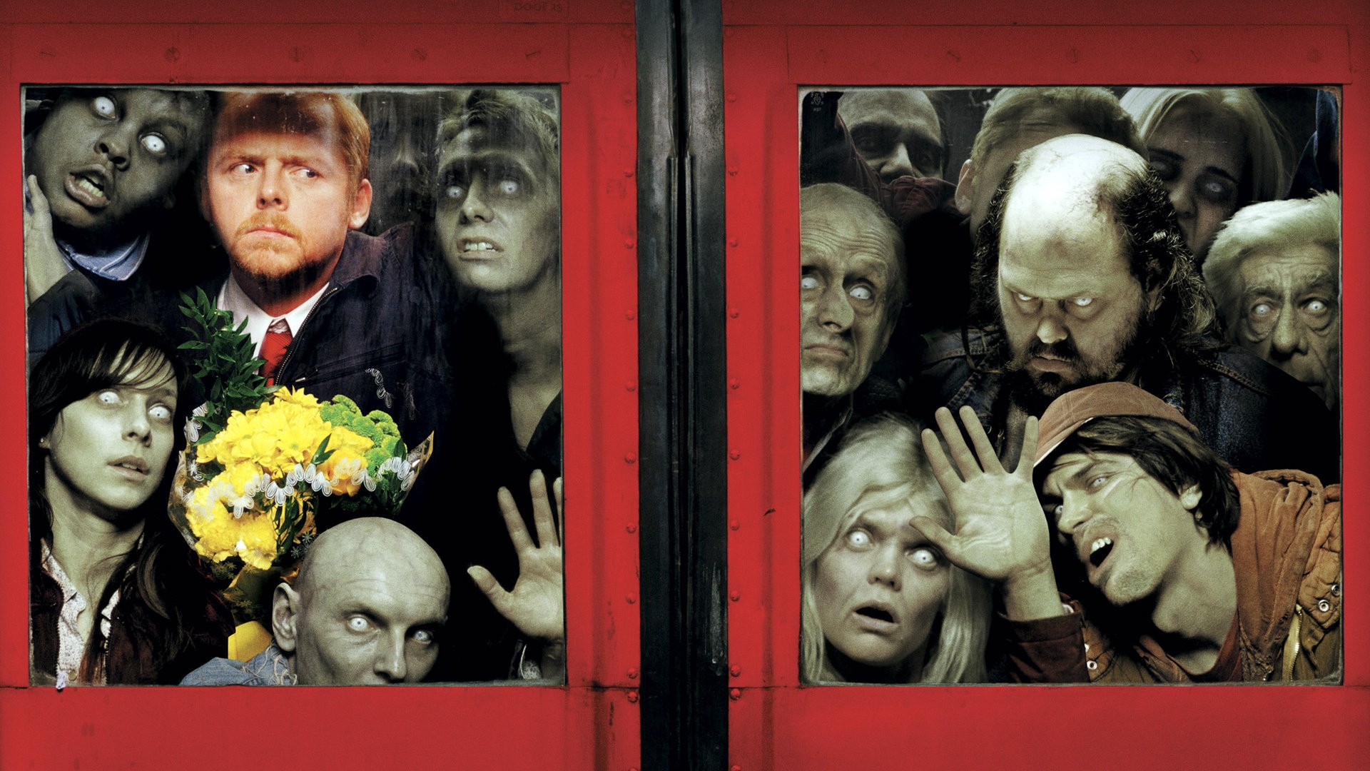 Shaun Of The Dead Movies Simon Pegg Blood And Ice Cream Humor Zombies 1920x1080