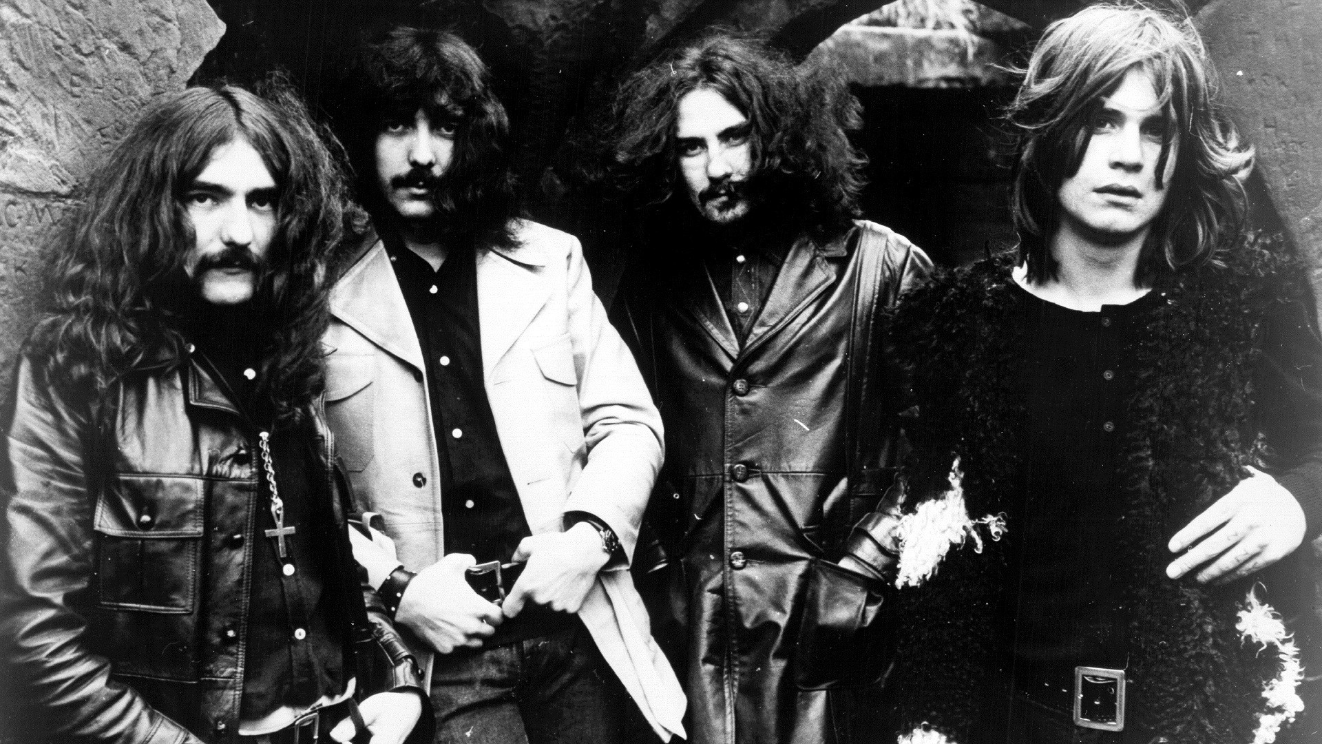Black Sabbath Men Long Hair Music Monochrome 1920x1080