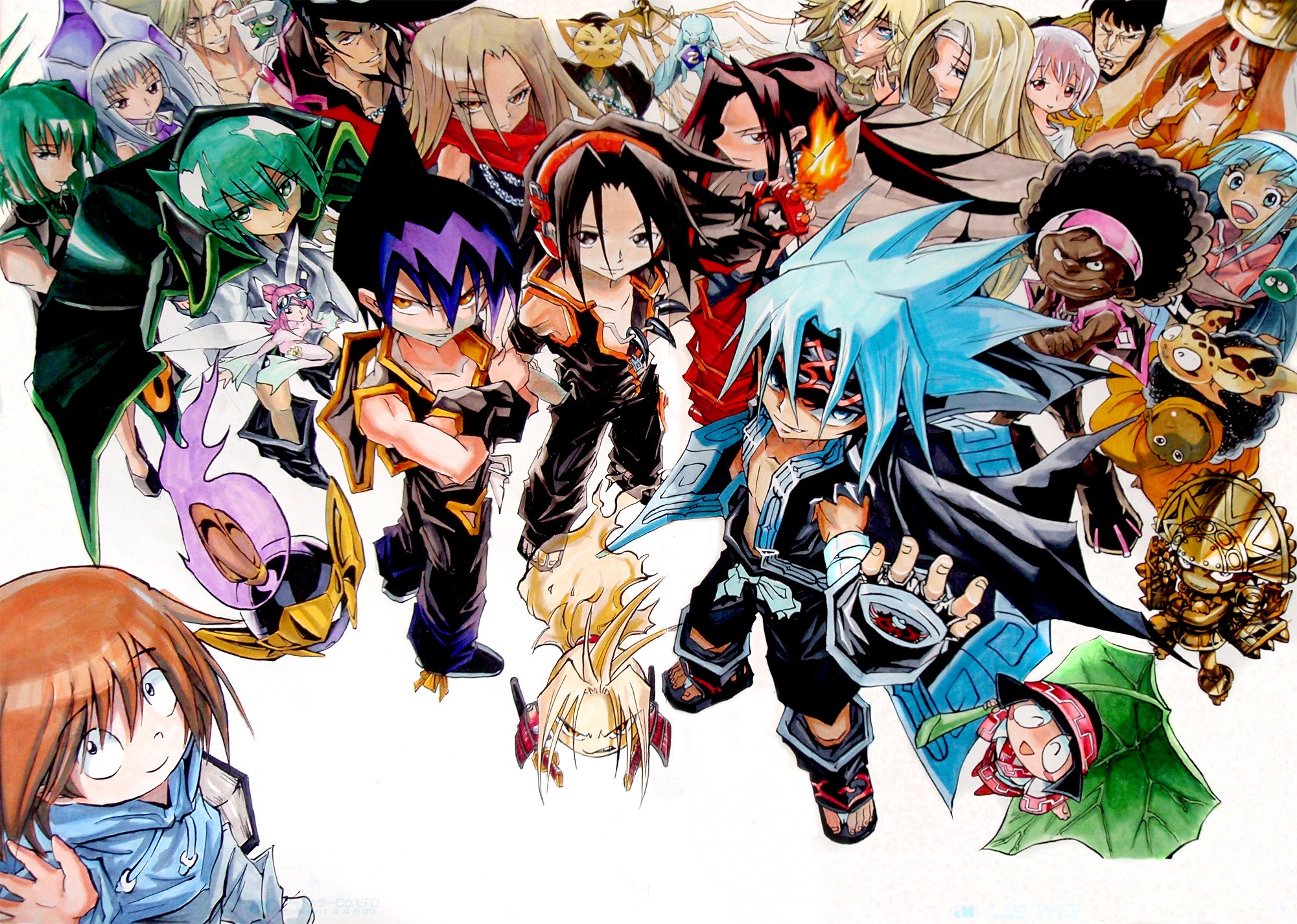 Anime Shaman King Yoh Asakura 2001x1426