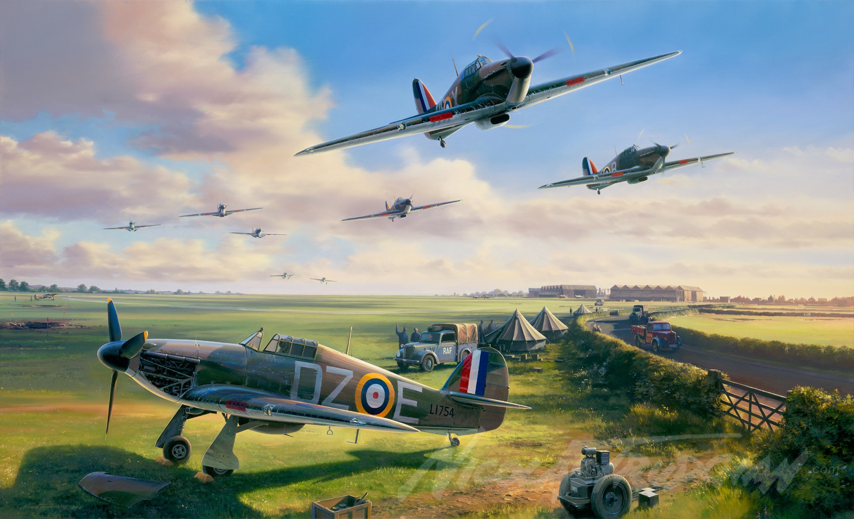 Military Aircraft Royal Airforce Hawker Hurricane World War Ii Battle Of Britain 1700x1033