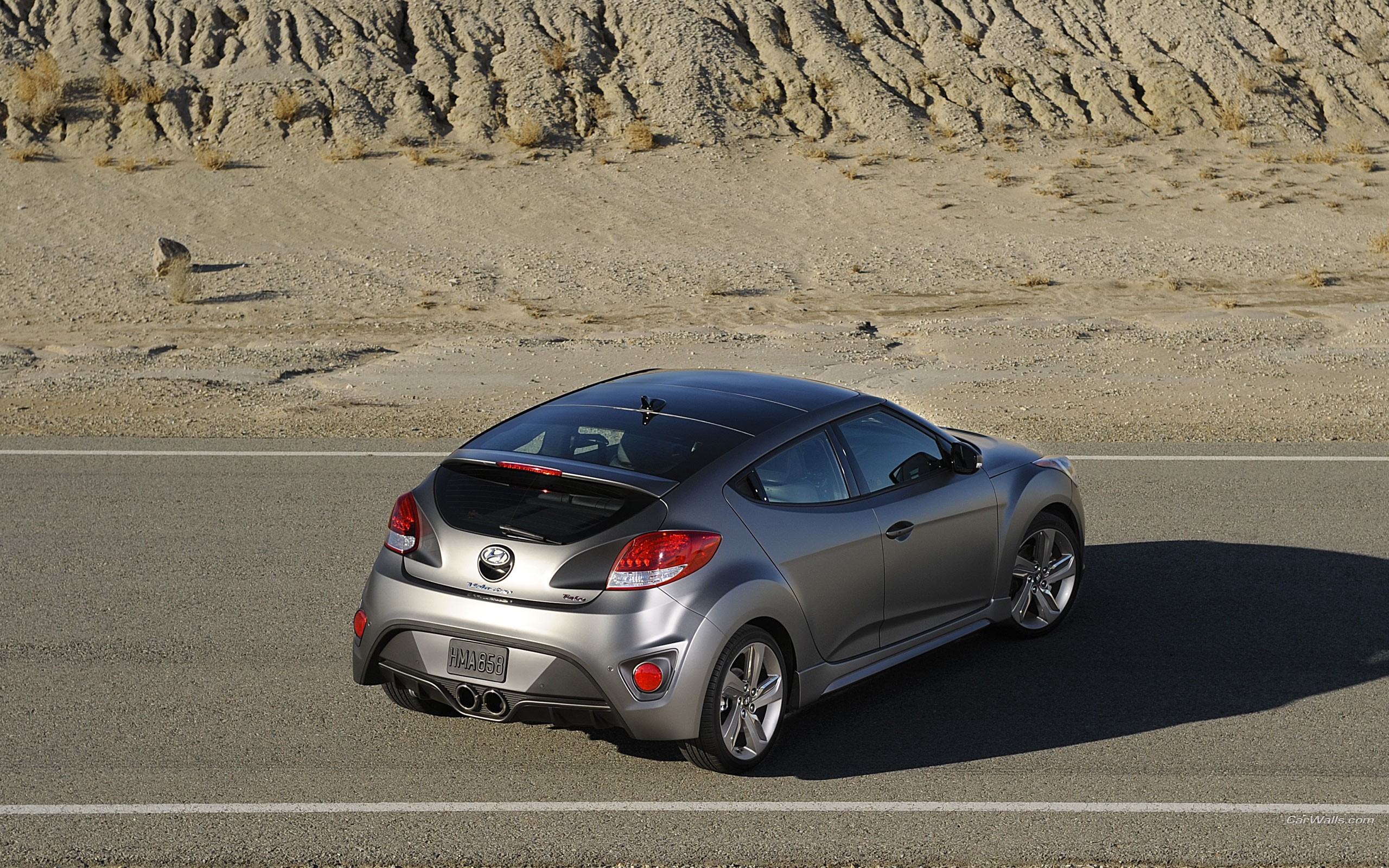 Hyundai Veloster Car Silver Cars Vehicle 2560x1600