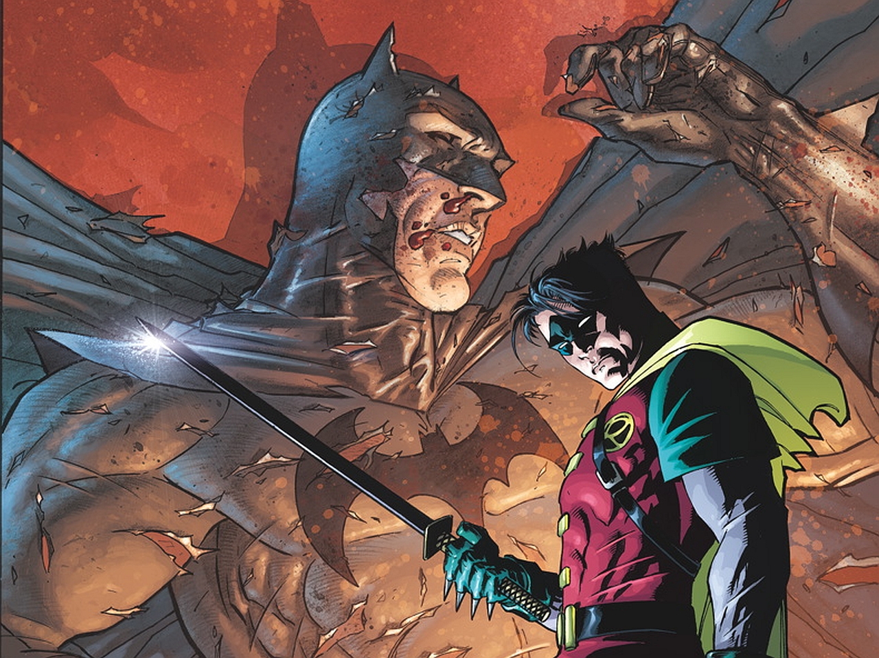 Batman Robin DC Comics Damian Wayne 1280x959