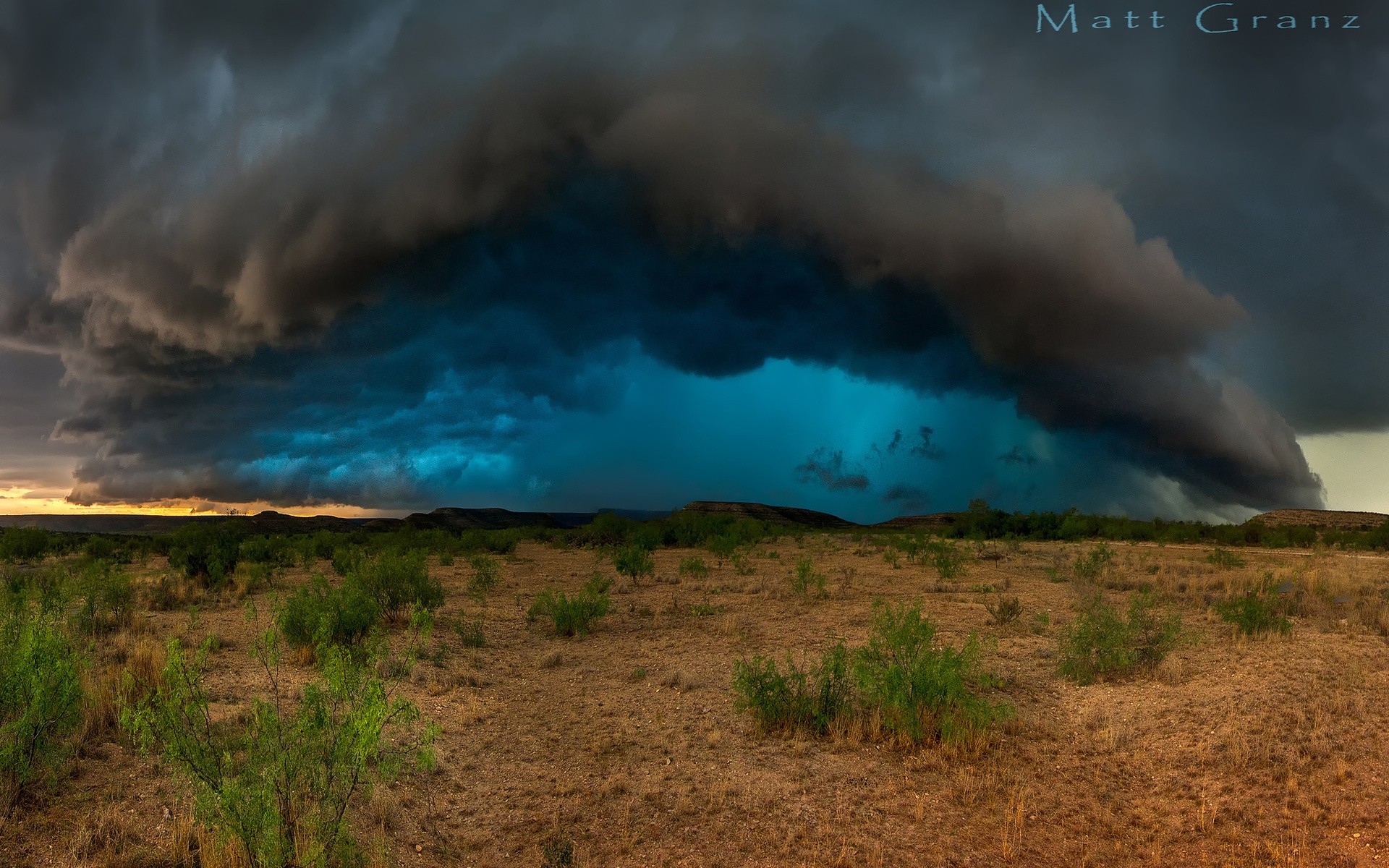 Nature Supercell Nature Storm Skyscape Clouds 1920x1200