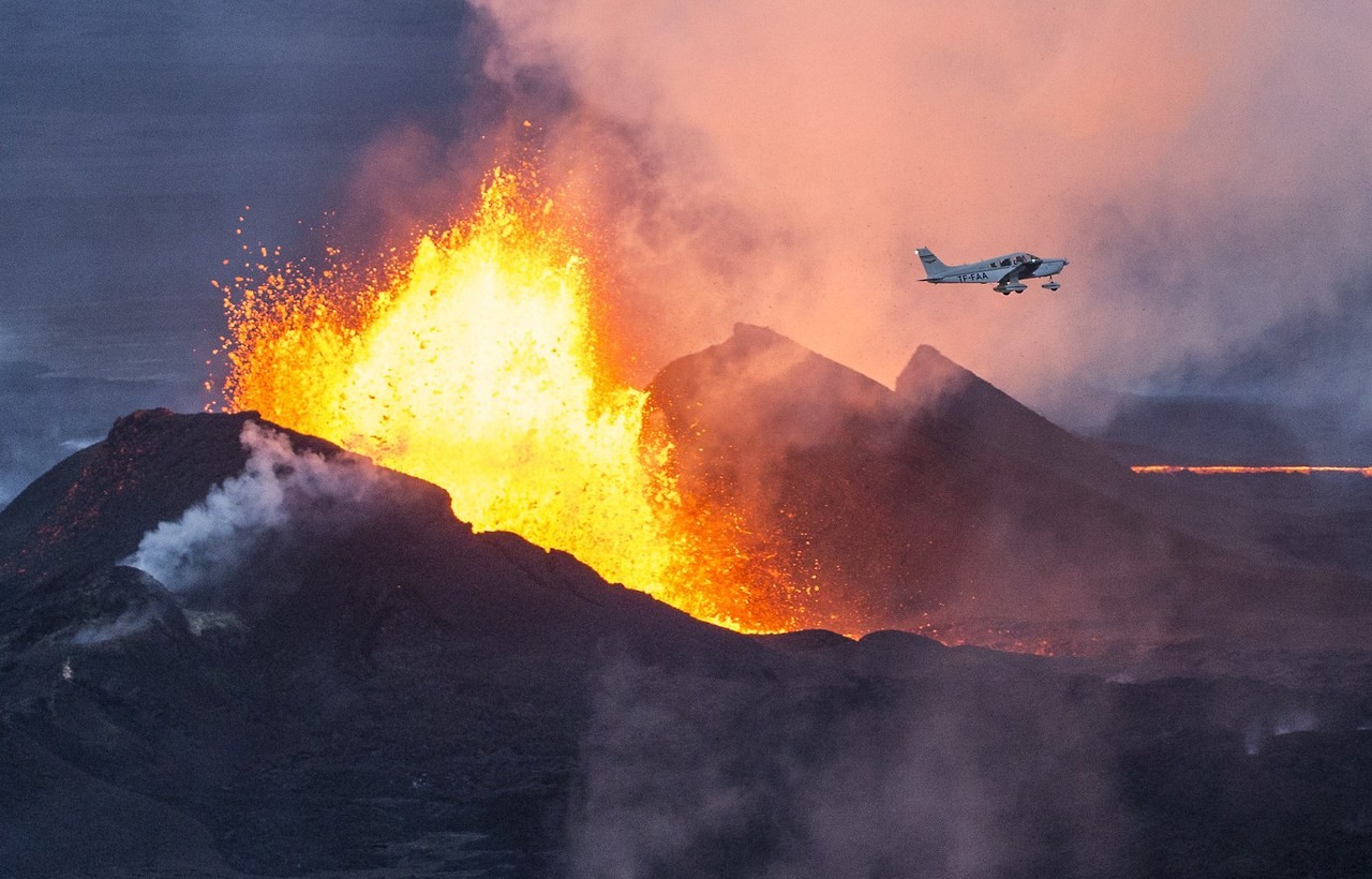 Nature Aircraft Volcano Eruption Volcanic Eruption Lava Smoke Airplane Eruptions 1280x820