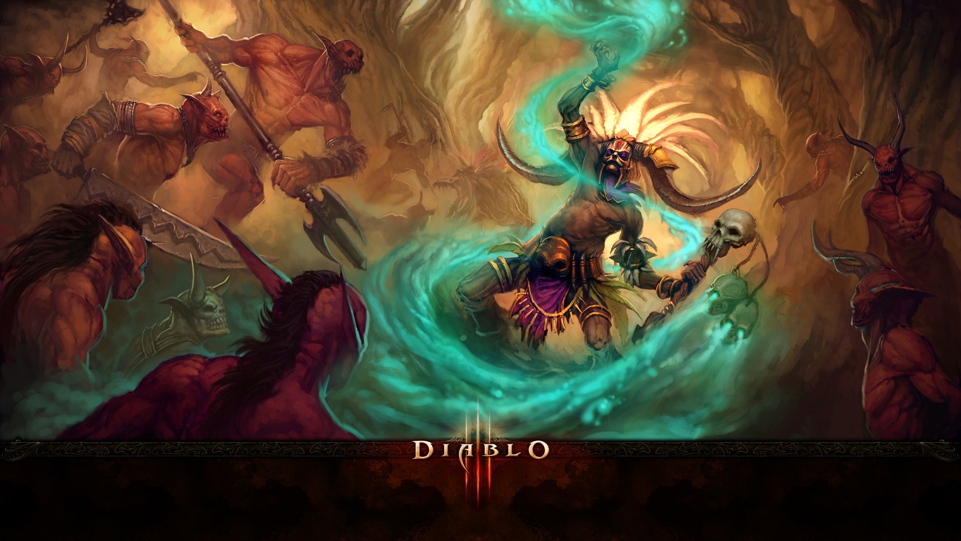 Diablo Iii Video Games Witch Doctor 1920x1080