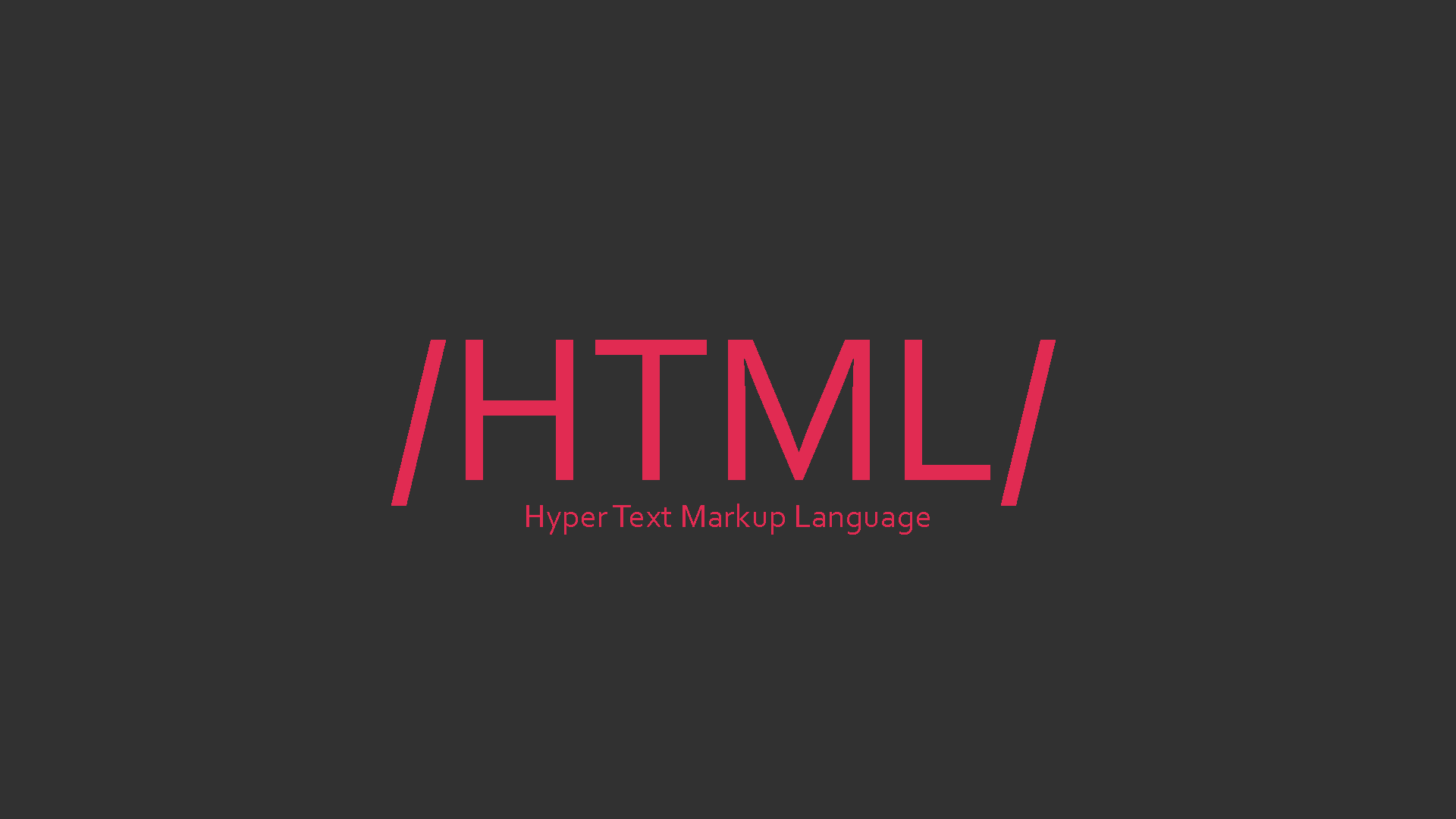 Code Web Development Development HTML Typography Red Simple Background Black Background 1920x1080
