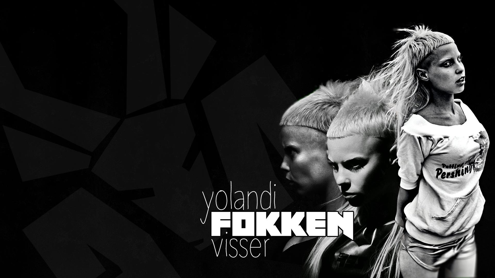 Die Antwoord Yolandi Visser Monochrome 1920x1080