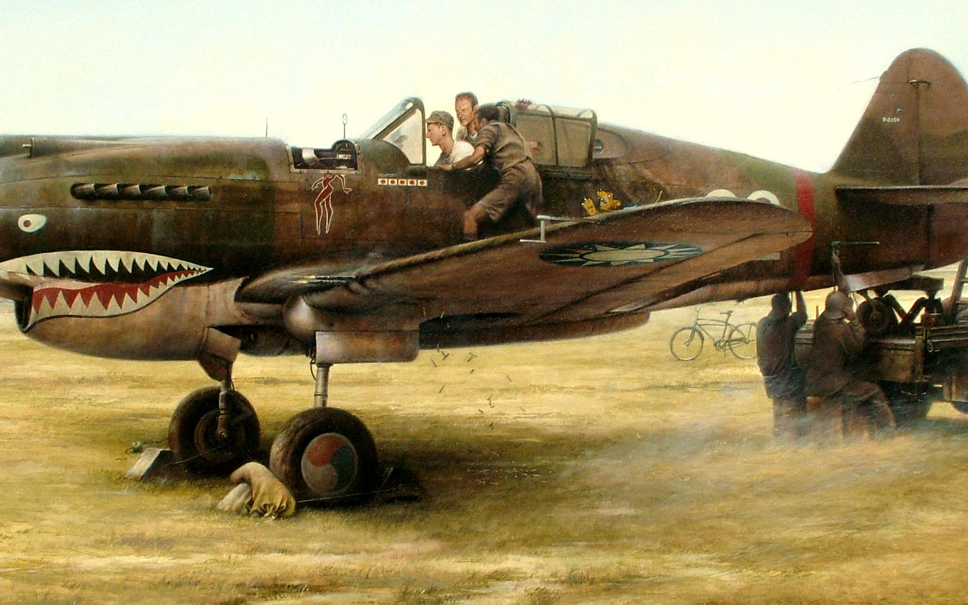 Military Curtiss P 40 Warhawk 1920x1200