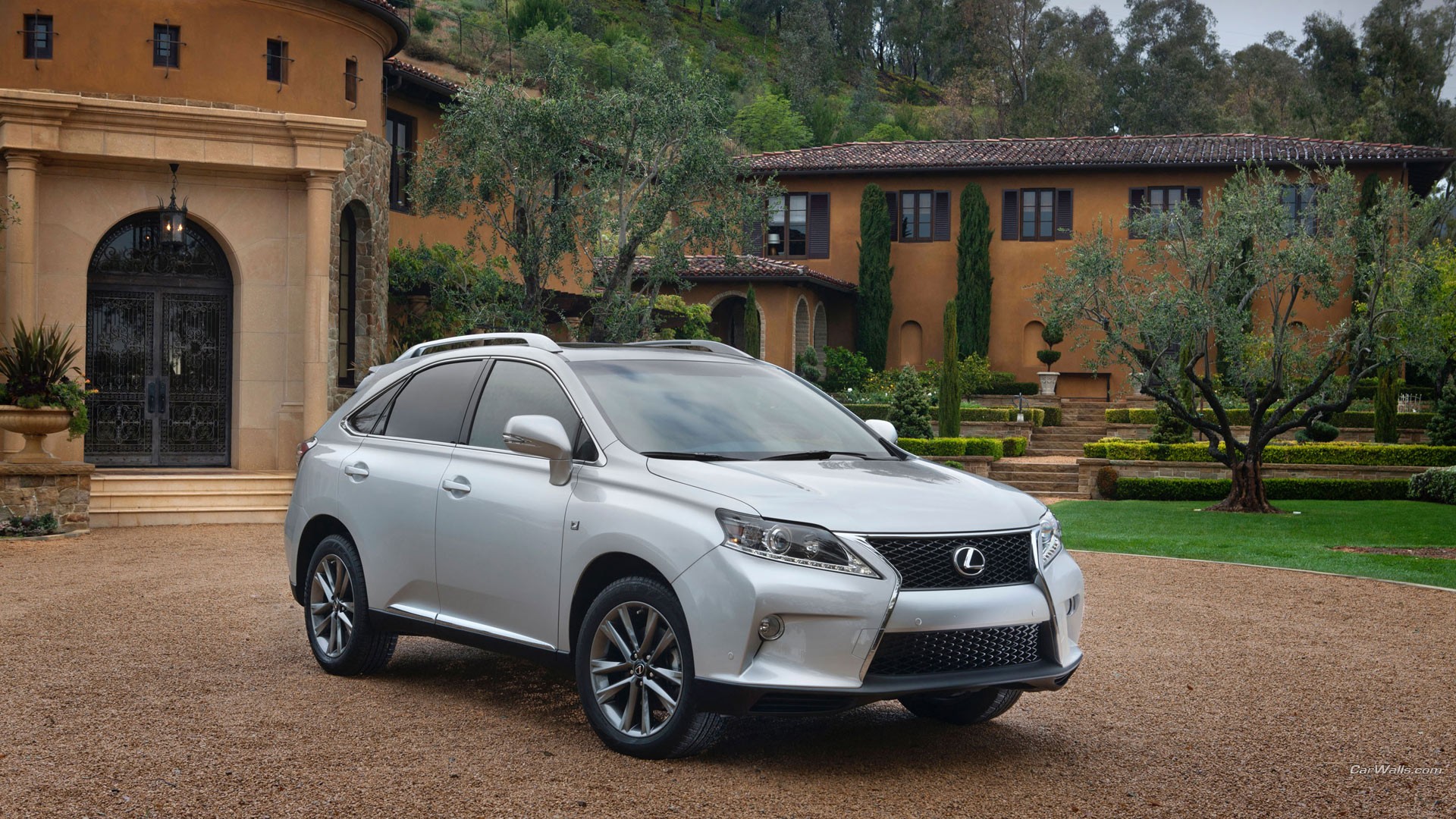 Lexus RX350 Lexus Car Vehicle Silver Cars 1920x1080