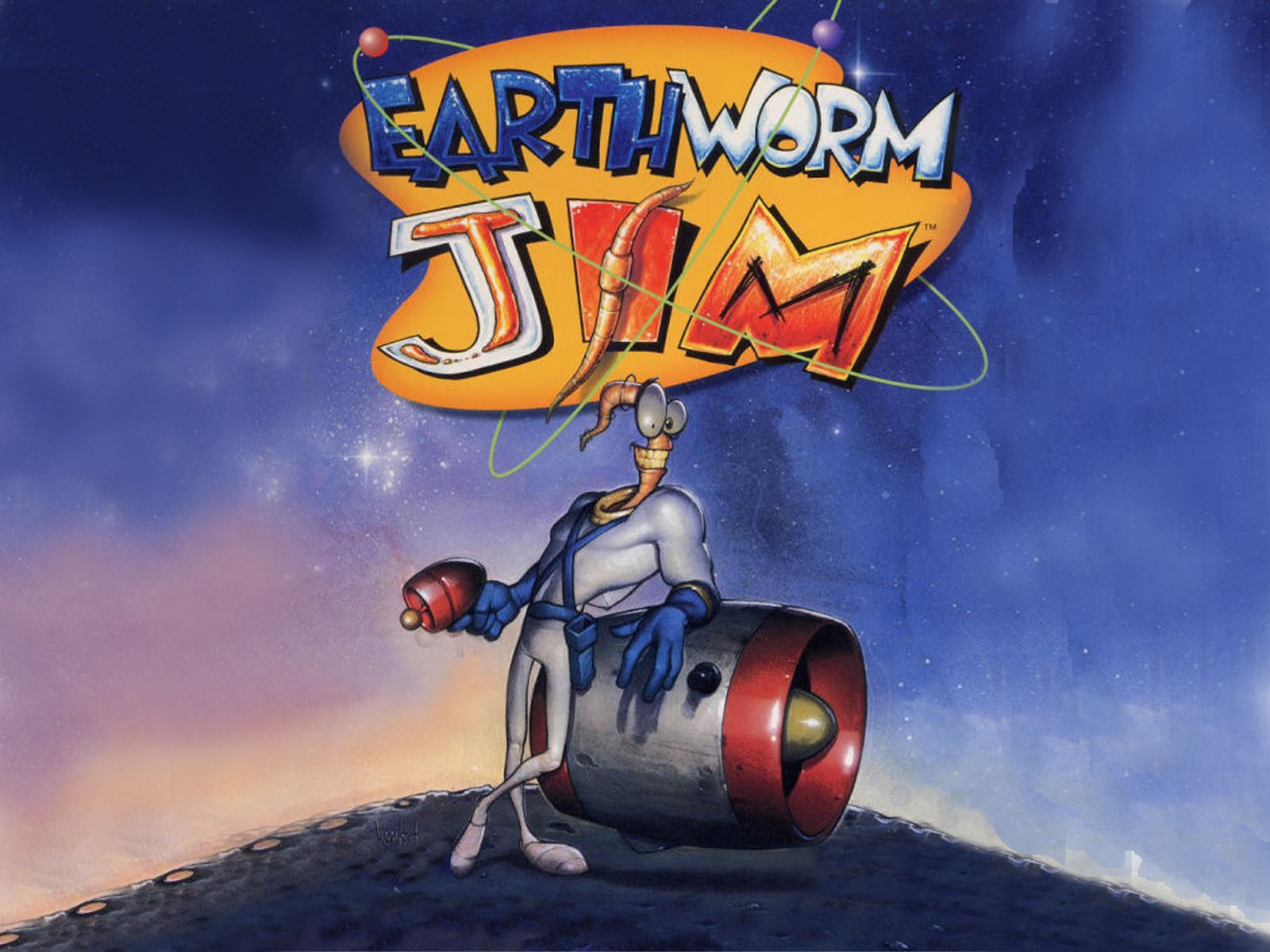 Video Game Earthworm Jim 1600x1200
