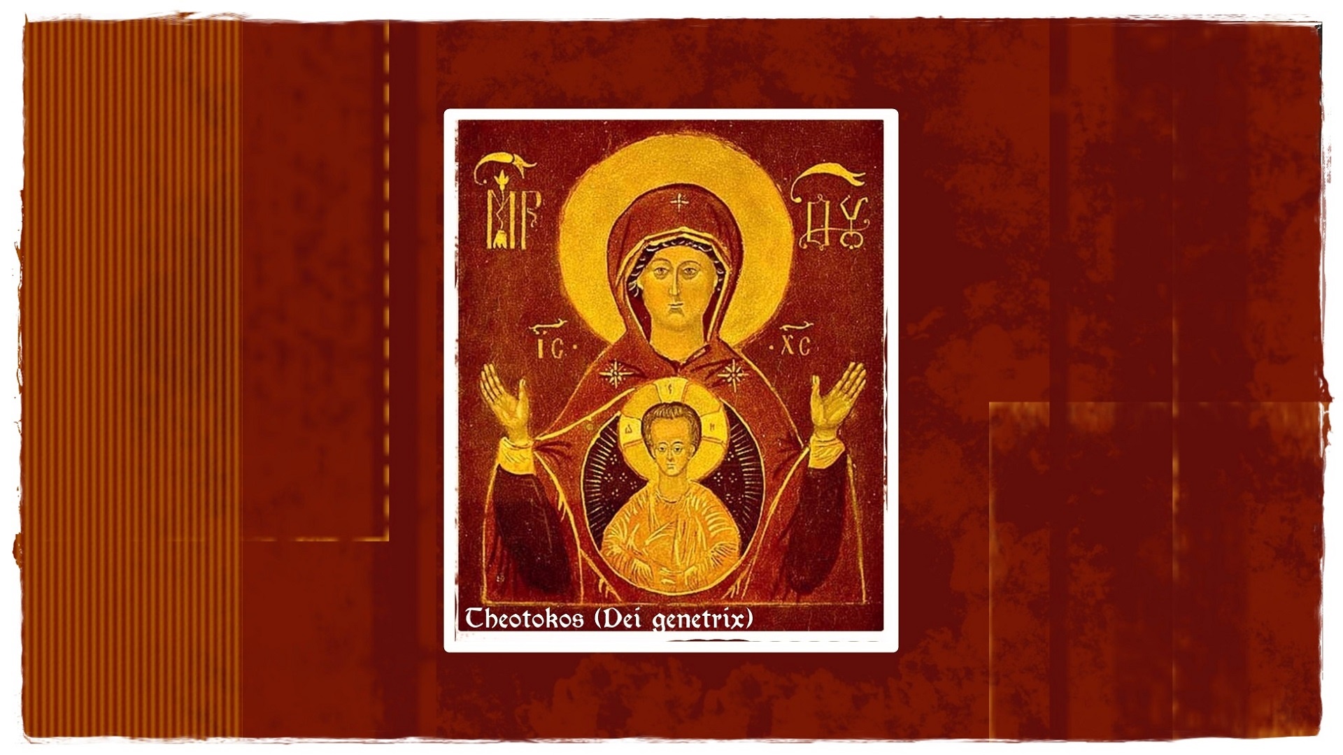 Red Jesus Christ Virgin Mary 1920x1080