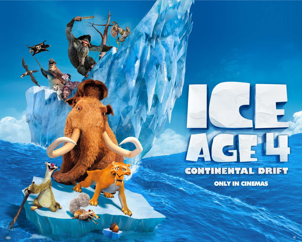 Movie Ice Age Continental Drift 1280x1024