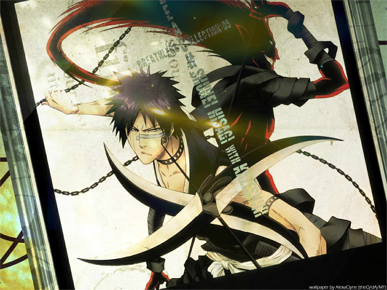 Hisagi Sh Hei Kazeshini Bleach 1281x961