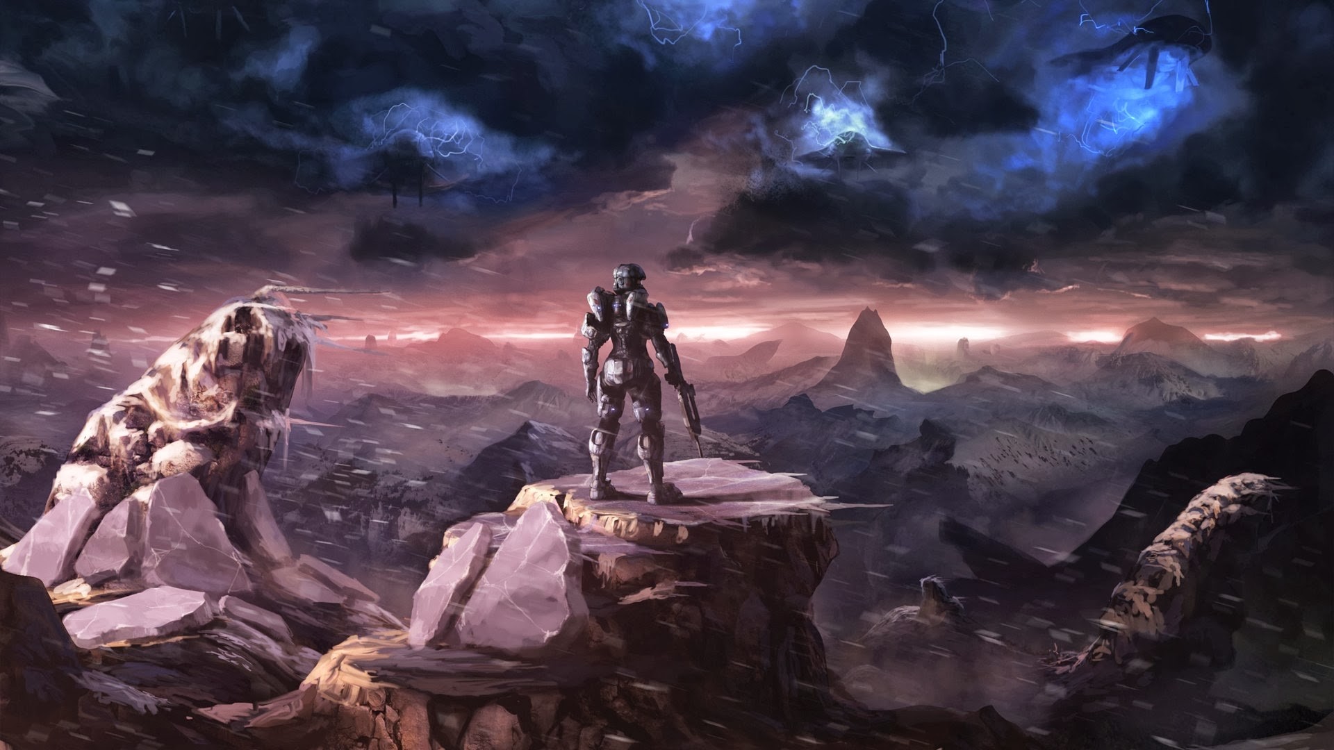 Halo Covenant Video Games Spartans Halo 1920x1080