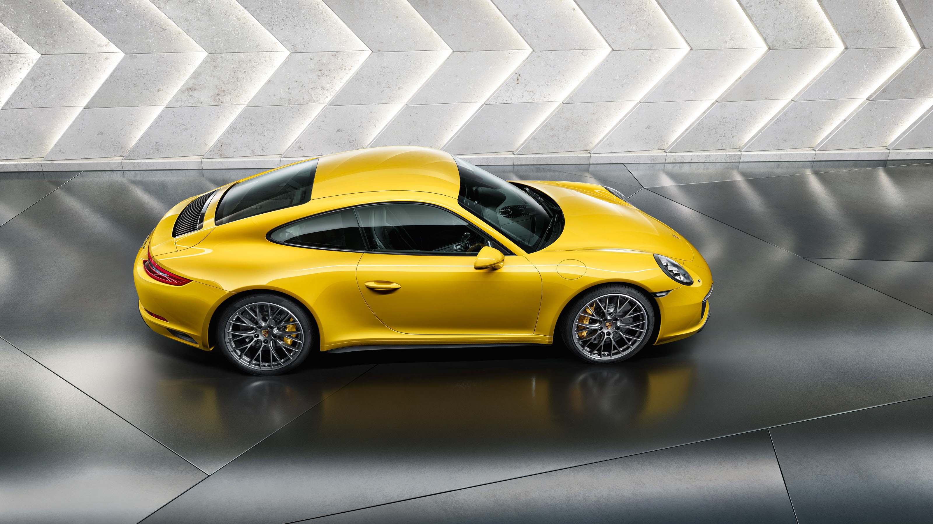 Porsche 911 Carrera 4S Porsche 911 Carrera Porsche 911 Porsche Sport Car Car Vehicle Yellow Car 3200x1800